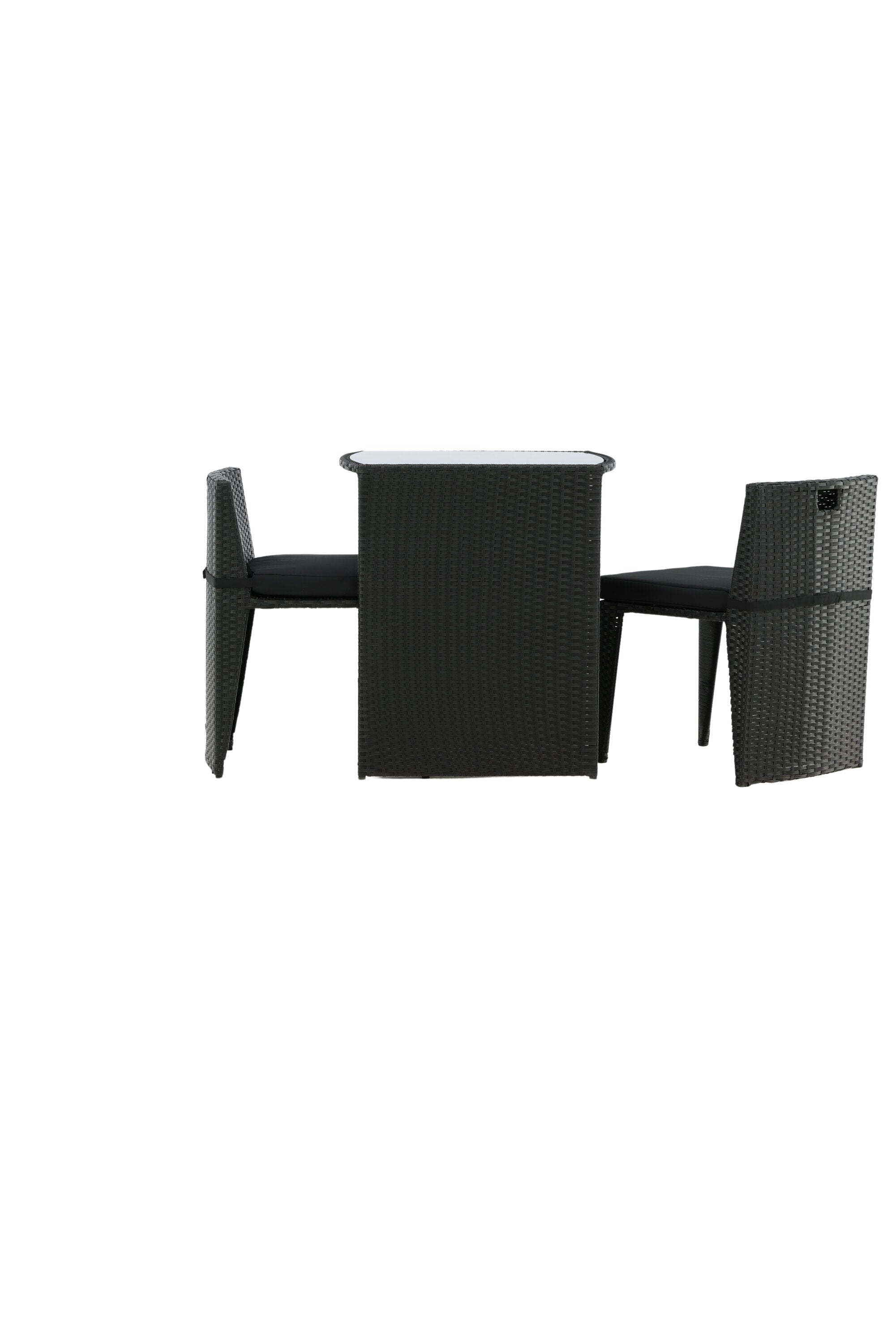 Savanna Café Outdoorset 66cm/2St. in Schwarz präsentiert im Onlineshop von KAQTU Design AG. Gartentischset ist von Venture Home