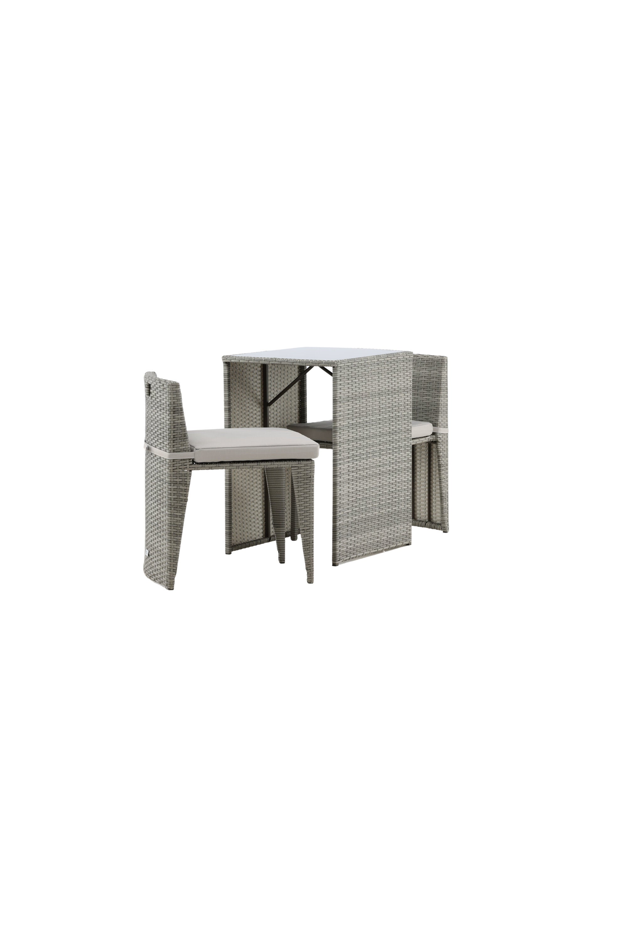 Savanna Café Outdoorset 66cm/2St. in Grau präsentiert im Onlineshop von KAQTU Design AG. Gartentischset ist von Venture Home