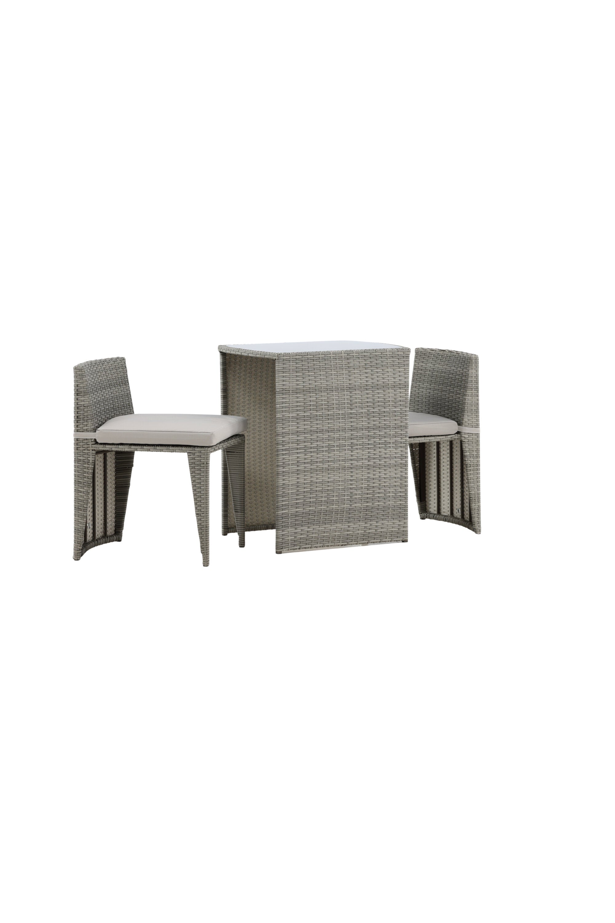 Savanna Café Outdoorset 66cm/2St. in Grau präsentiert im Onlineshop von KAQTU Design AG. Gartentischset ist von Venture Home