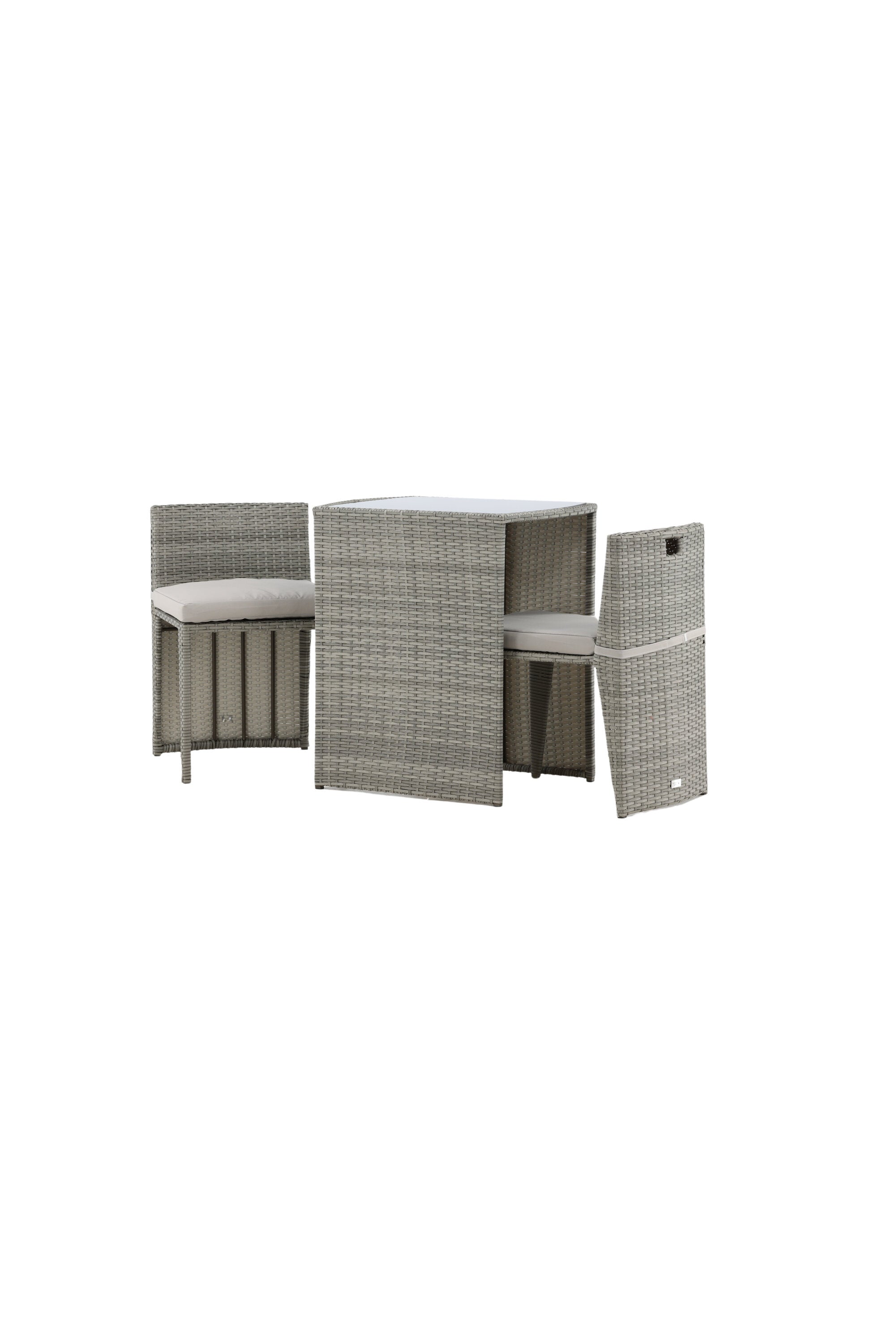 Savanna Café Outdoorset 66cm/2St. in Grau präsentiert im Onlineshop von KAQTU Design AG. Gartentischset ist von Venture Home