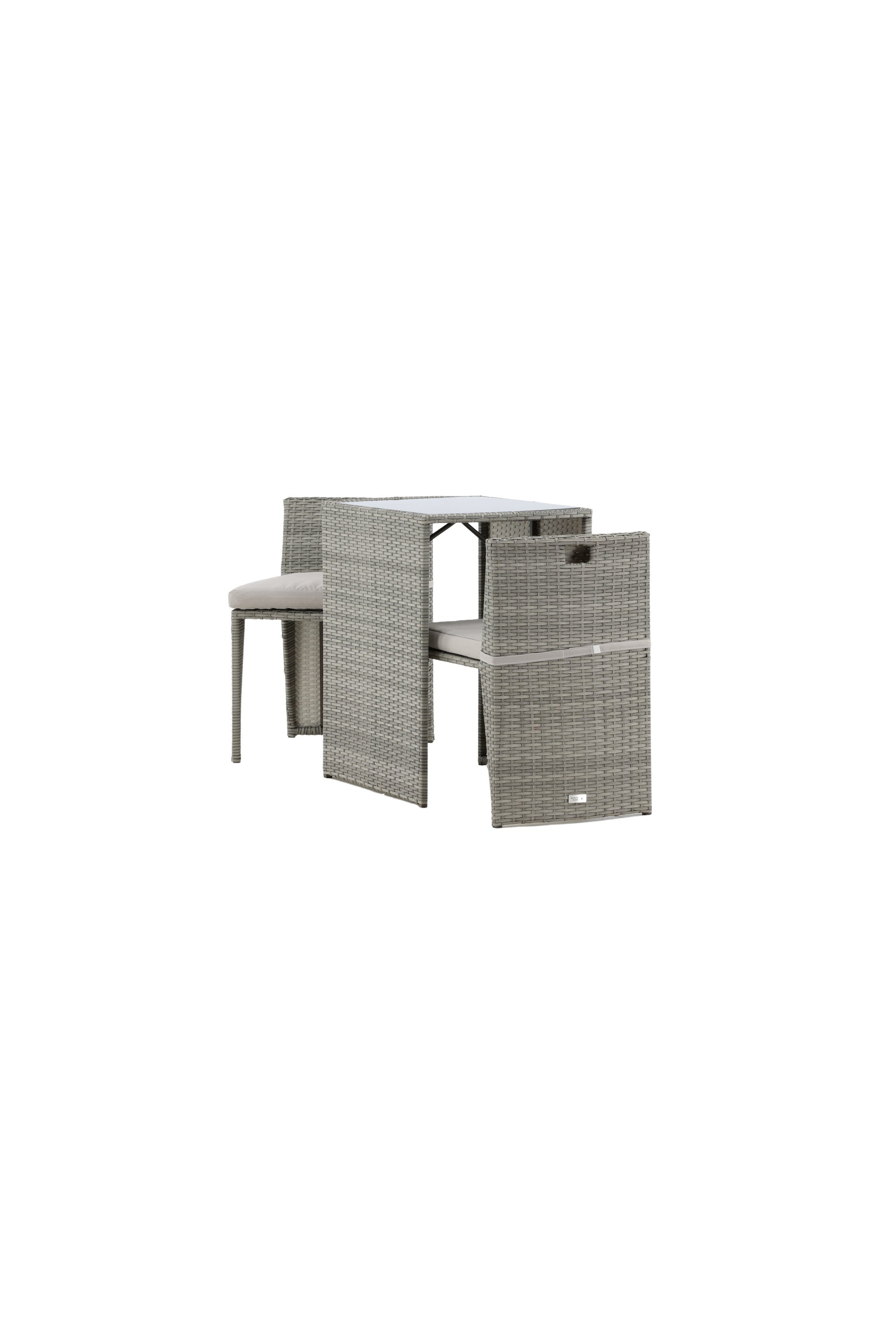 Savanna Café Outdoorset 66cm/2St. in Grau präsentiert im Onlineshop von KAQTU Design AG. Gartentischset ist von Venture Home