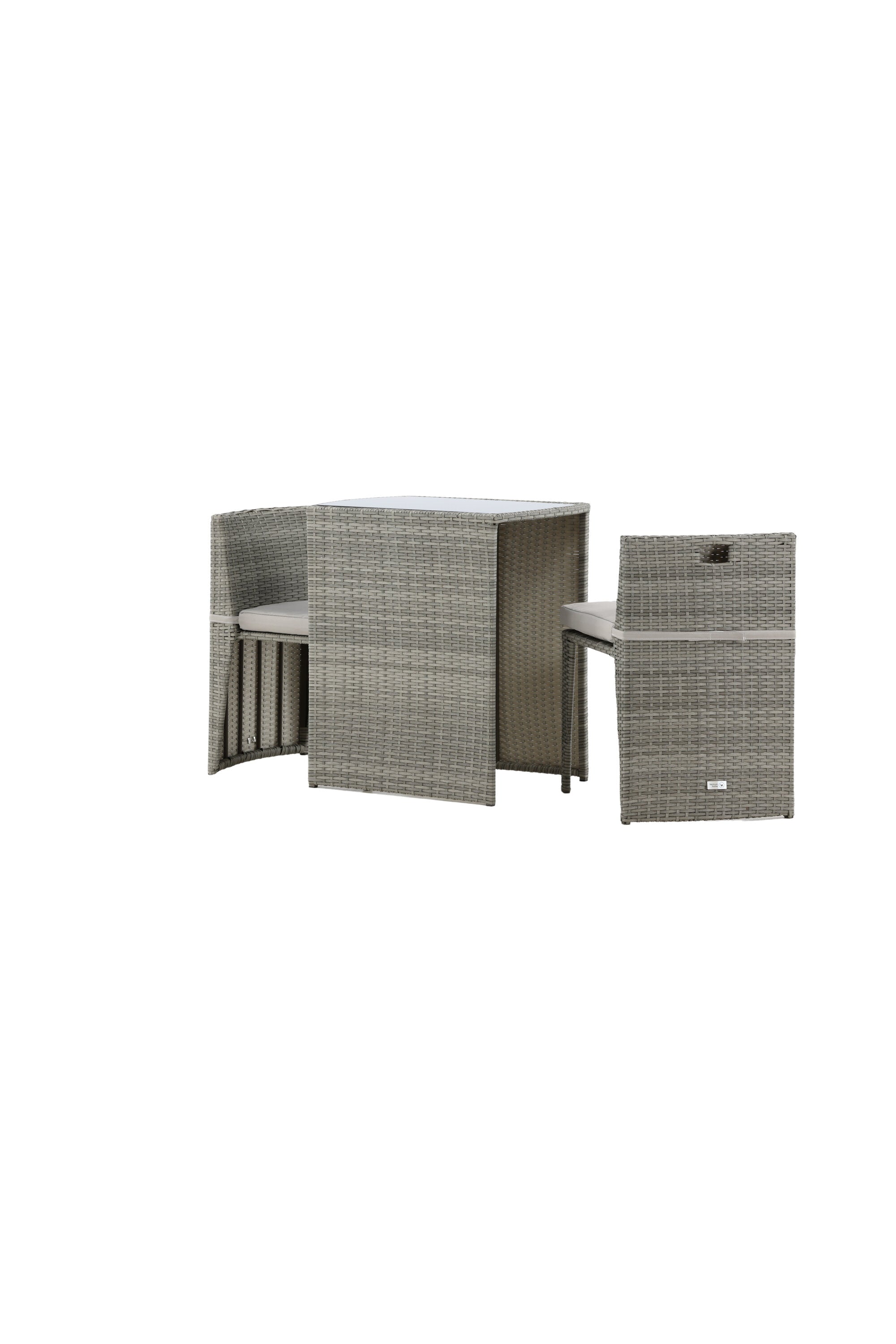 Savanna Café Outdoorset 66cm/2St. in Grau präsentiert im Onlineshop von KAQTU Design AG. Gartentischset ist von Venture Home
