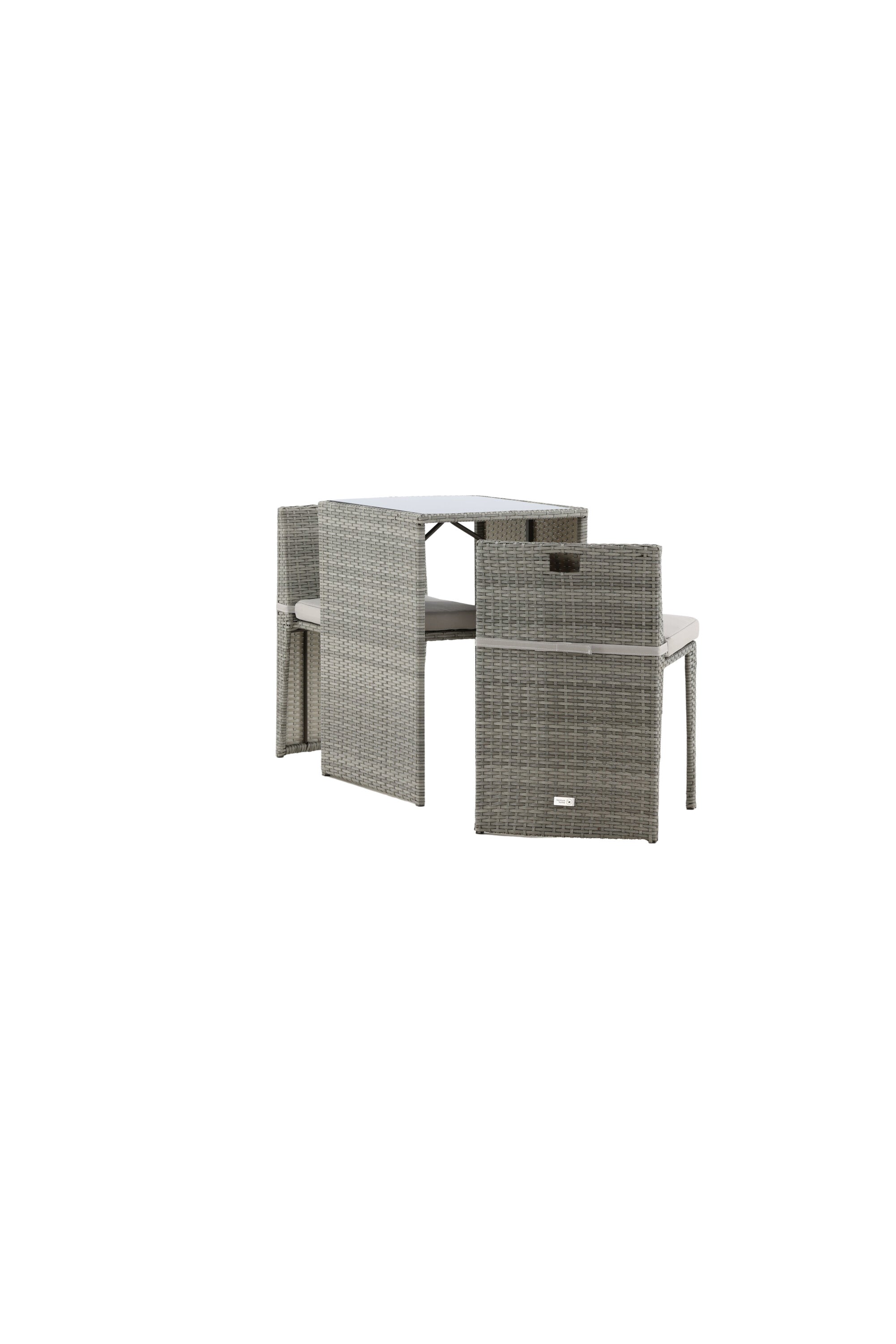 Savanna Café Outdoorset 66cm/2St. in Grau präsentiert im Onlineshop von KAQTU Design AG. Gartentischset ist von Venture Home