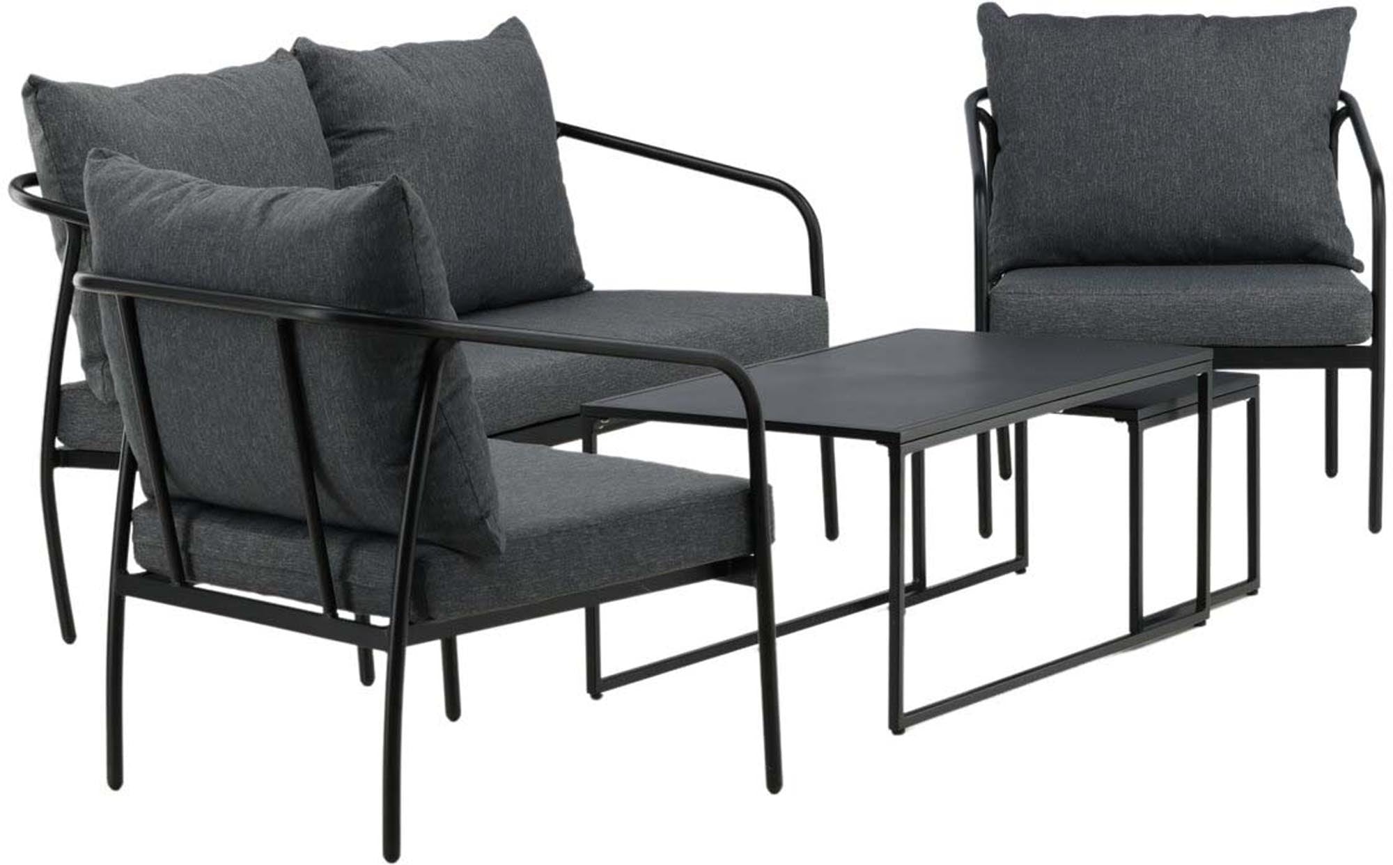 Stilvolle Sopot Sofagarnitur von Venture Home: Komfort und modernes Design für Ihre Terrasse. Ideal für entspannte Stunden im Freien.