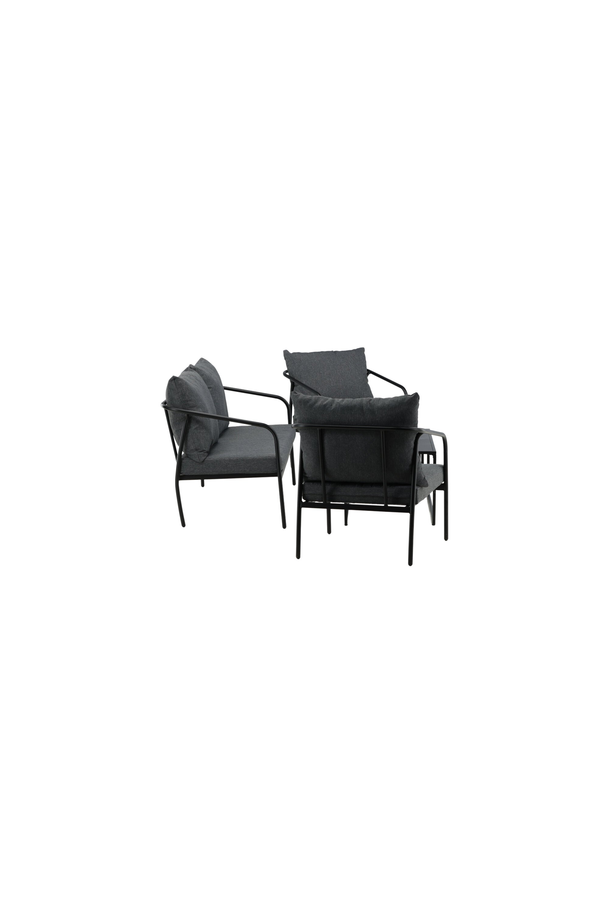 Sopot Sofagarnitur in Schwarz präsentiert im Onlineshop von KAQTU Design AG. Loungeset ist von Venture Home