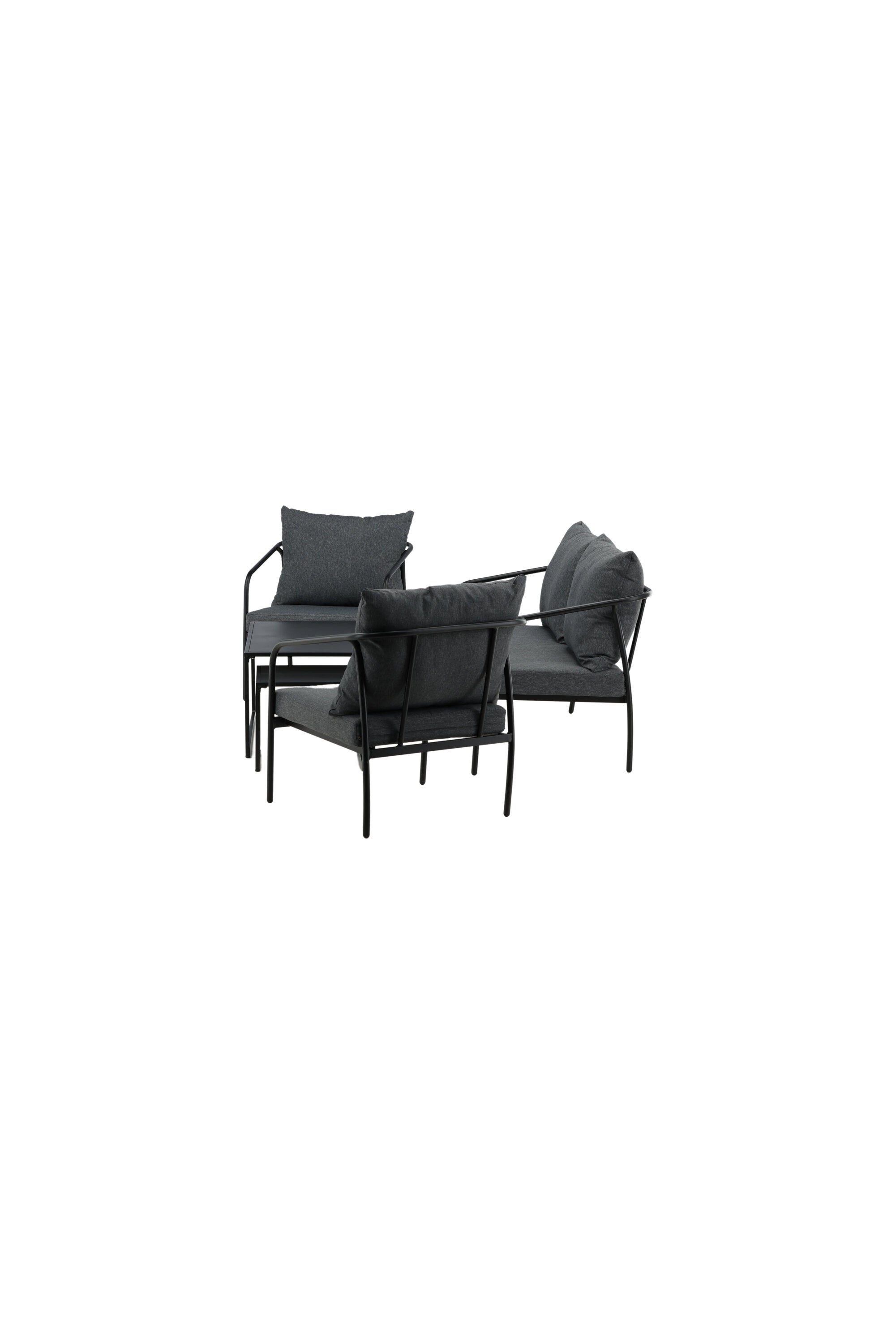 Sopot Sofagarnitur in Schwarz präsentiert im Onlineshop von KAQTU Design AG. Loungeset ist von Venture Home