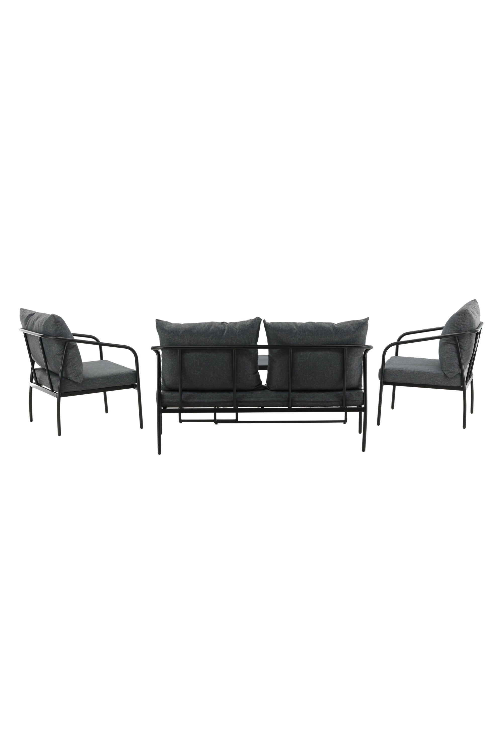 Sopot Sofagarnitur in Schwarz präsentiert im Onlineshop von KAQTU Design AG. Loungeset ist von Venture Home