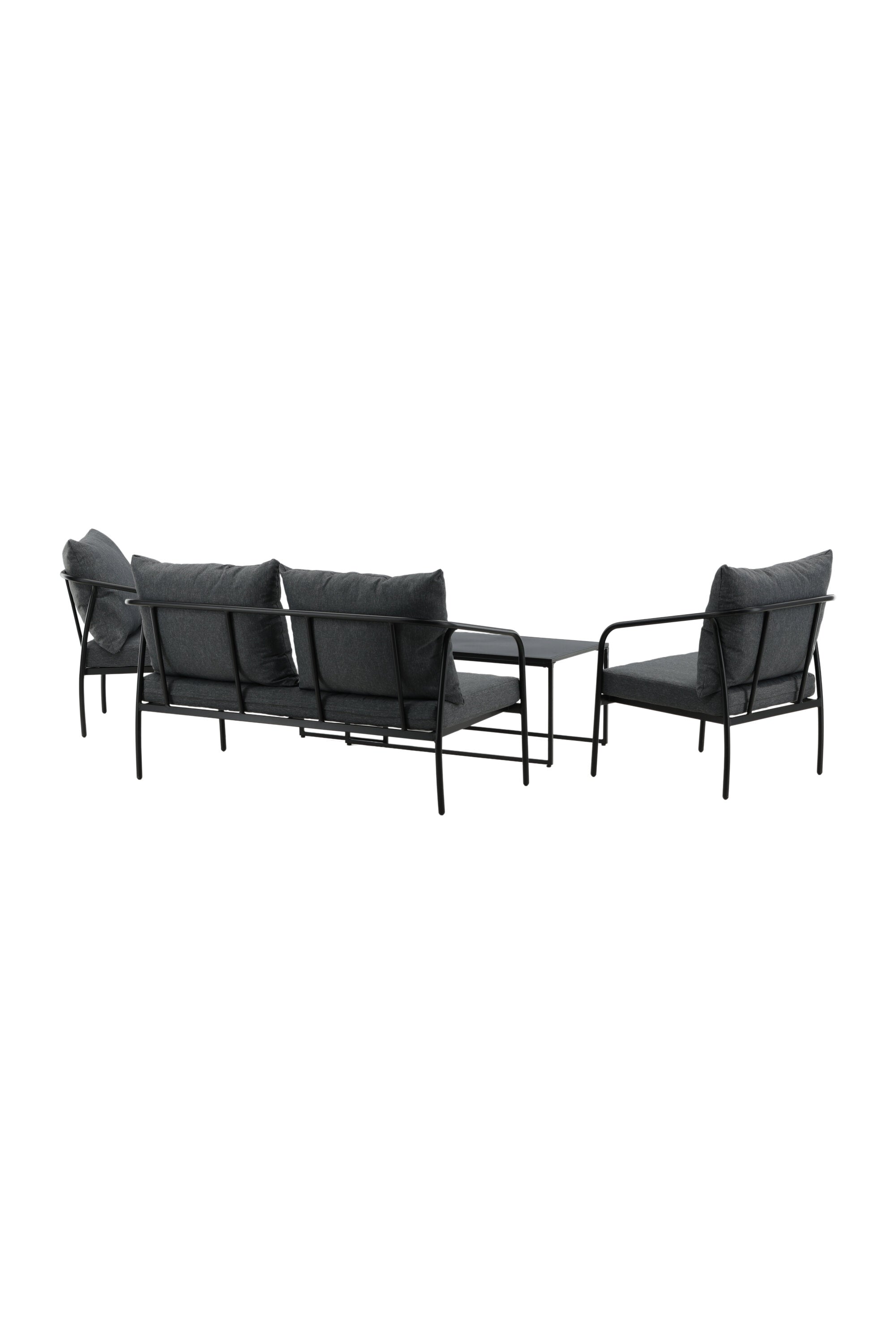 Sopot Sofagarnitur in Schwarz präsentiert im Onlineshop von KAQTU Design AG. Loungeset ist von Venture Home
