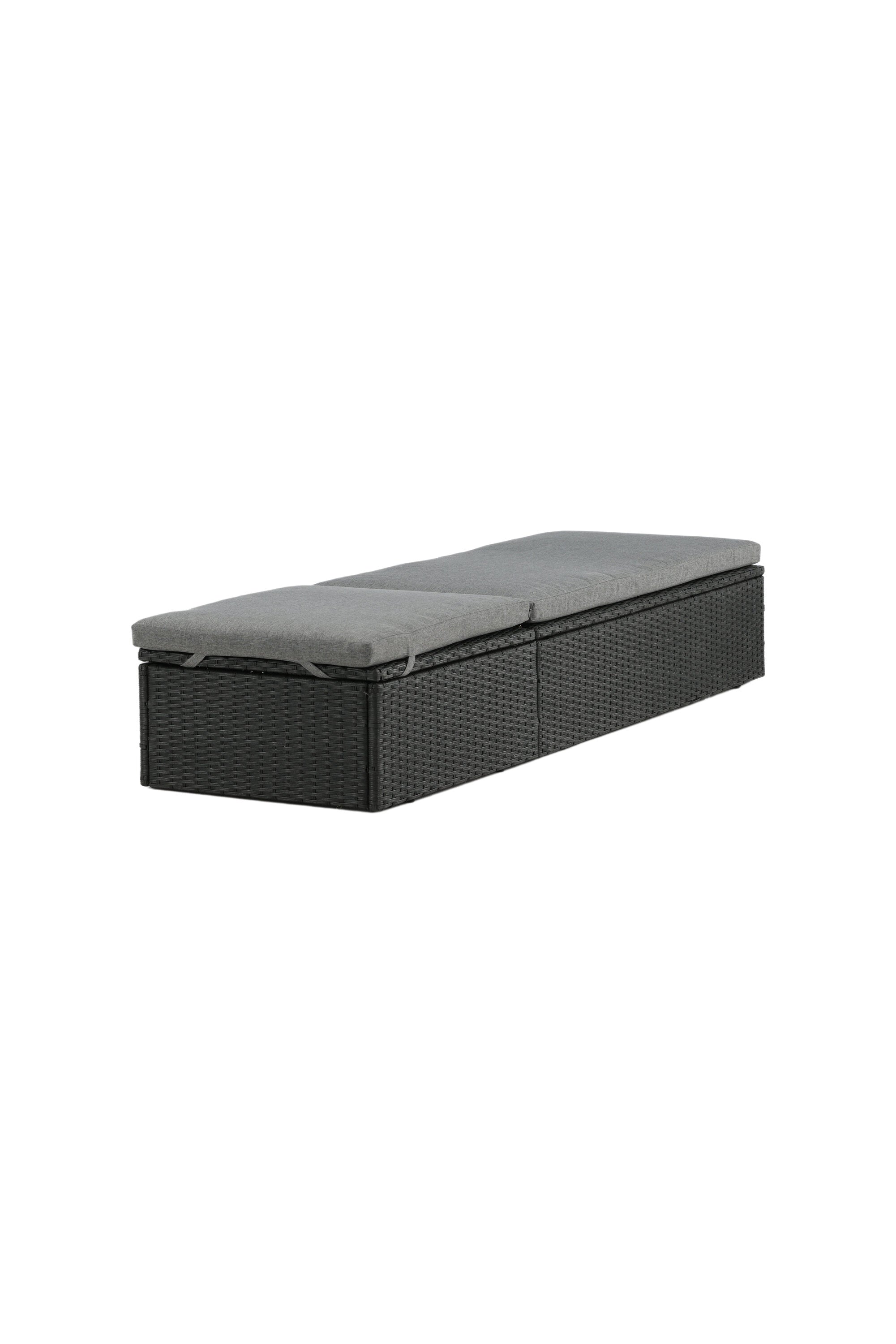 Quad Sonnenlounge in Schwarz präsentiert im Onlineshop von KAQTU Design AG. Liegestuhl ist von Venture Home