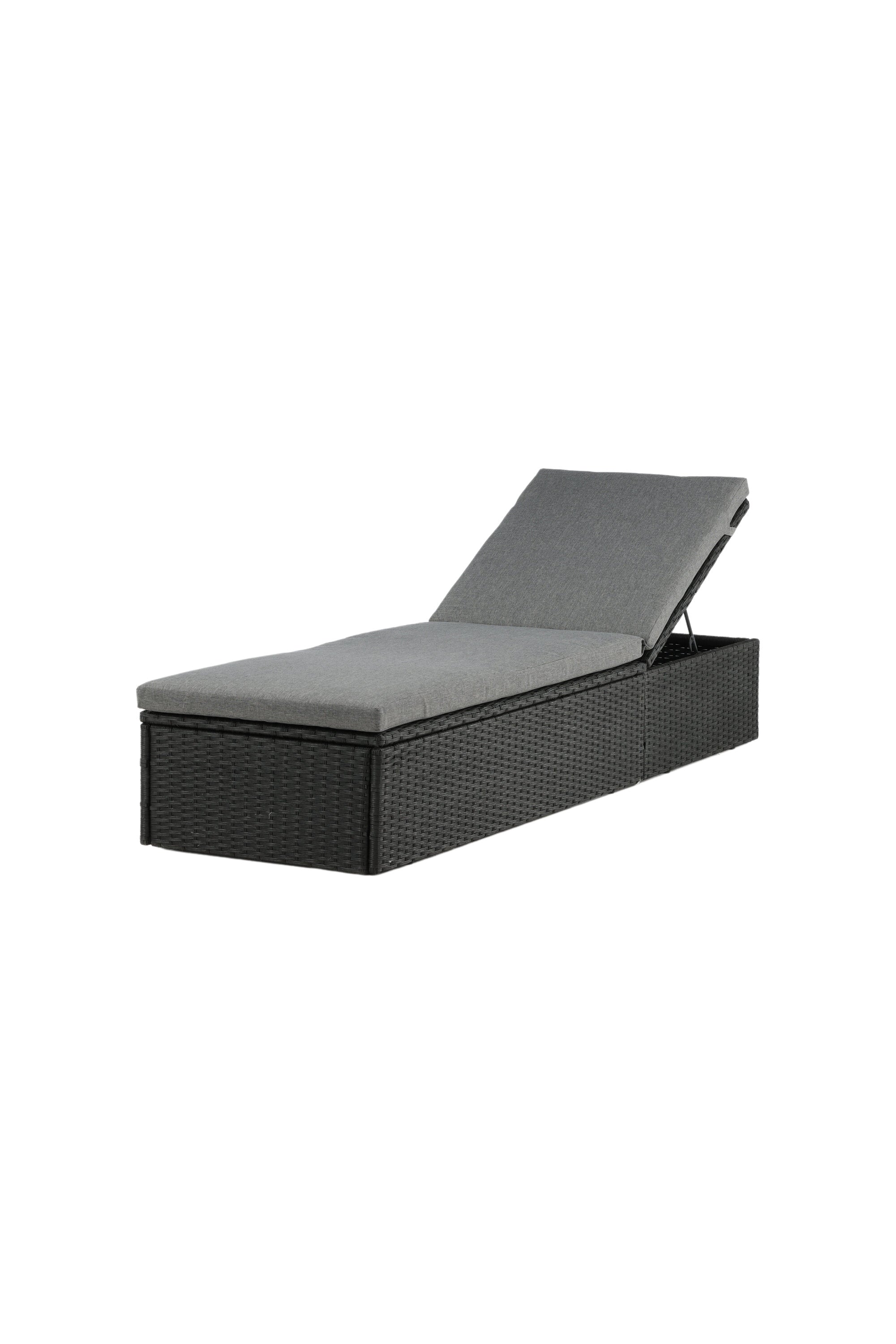 Quad Sonnenlounge in Schwarz präsentiert im Onlineshop von KAQTU Design AG. Liegestuhl ist von Venture Home