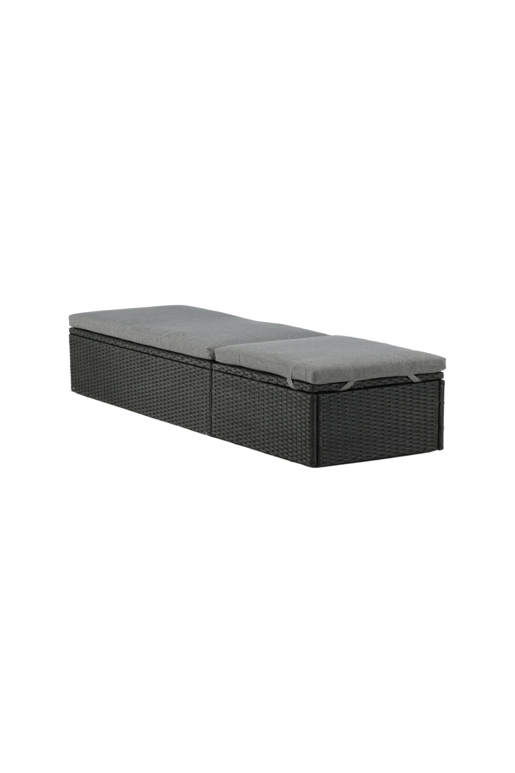 Quad Sonnenlounge in Schwarz präsentiert im Onlineshop von KAQTU Design AG. Liegestuhl ist von Venture Home