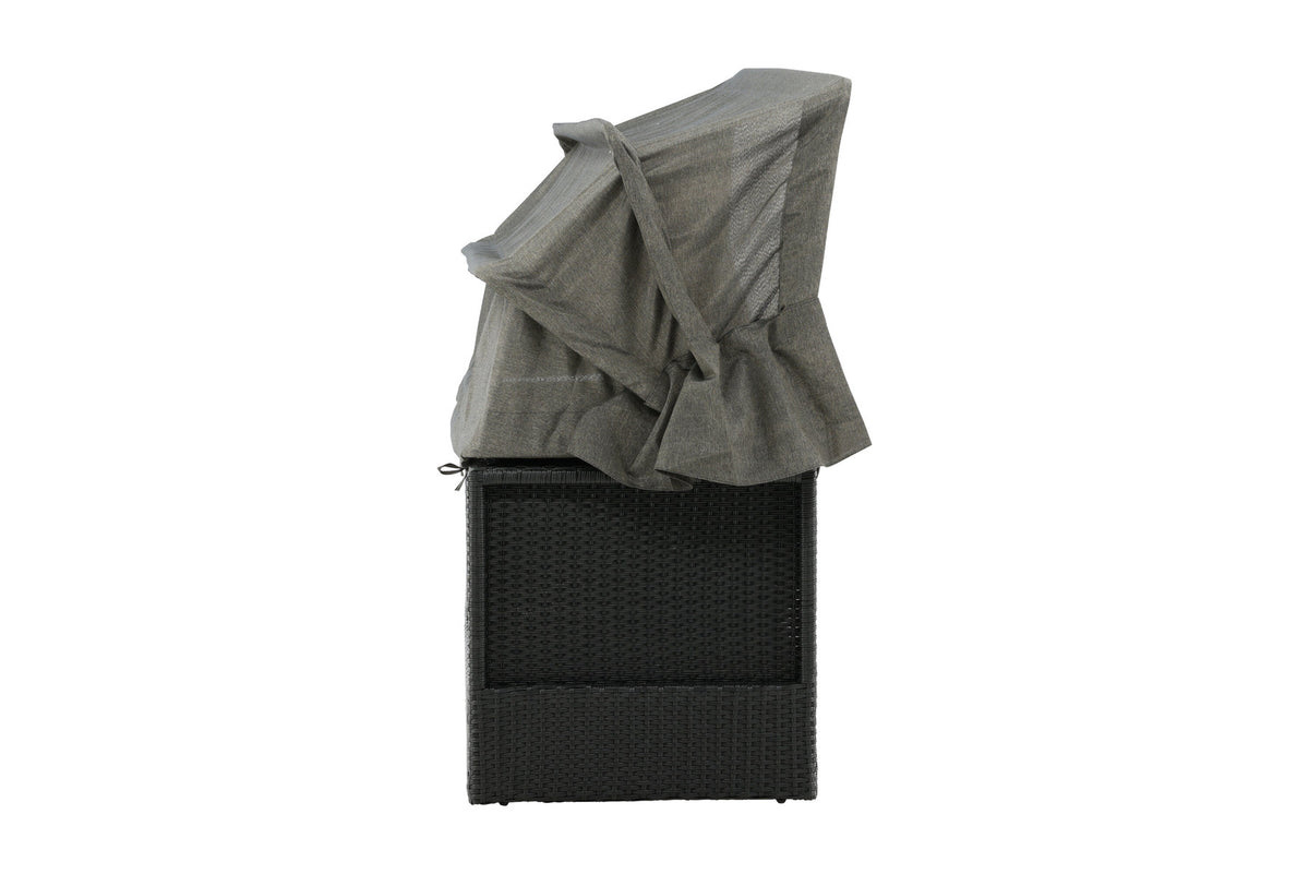 Nopy Sun Lounge in Schwarz präsentiert im Onlineshop von KAQTU Design AG. Loungeset ist von Venture Home