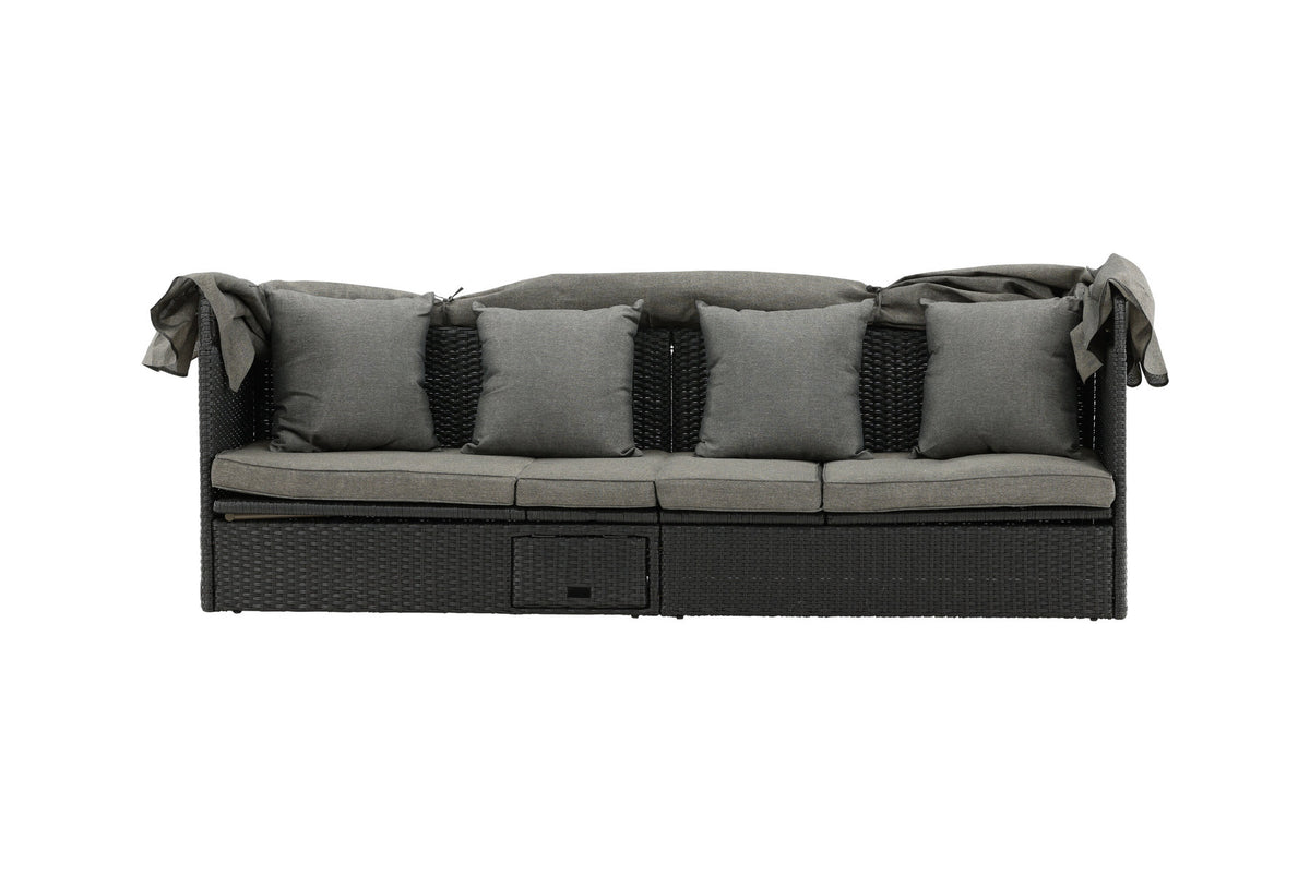 Nopy Sun Lounge in Schwarz präsentiert im Onlineshop von KAQTU Design AG. Loungeset ist von Venture Home