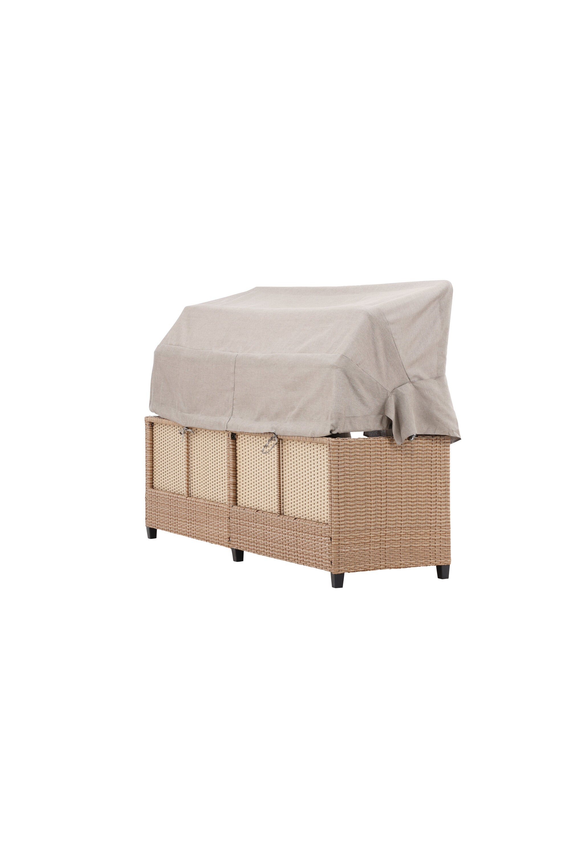 Nopy Sonnenlounge in Beige präsentiert im Onlineshop von KAQTU Design AG. Liegestuhl ist von Venture Home