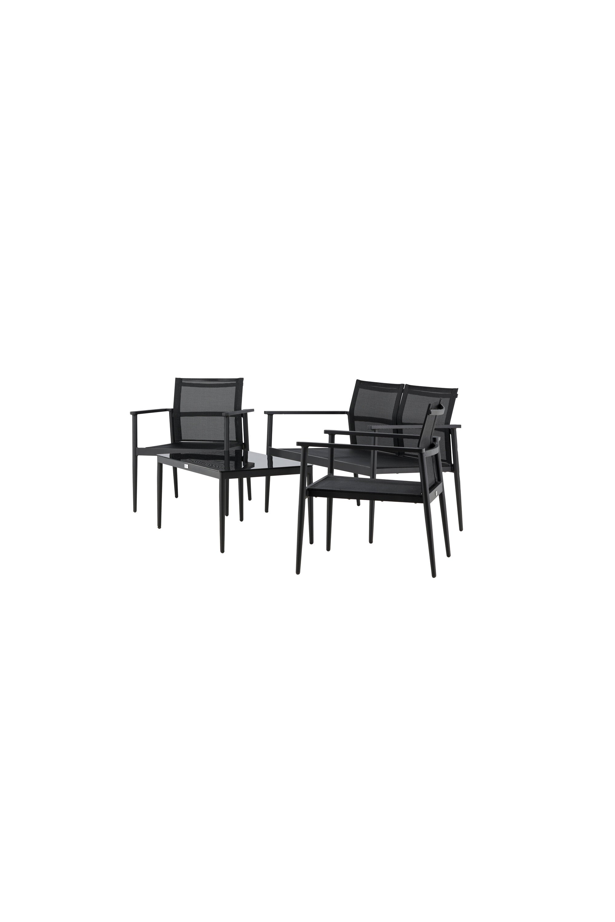 Break Sofa Outdoorset 90cm in Schwarz präsentiert im Onlineshop von KAQTU Design AG. Loungeset ist von Venture Home