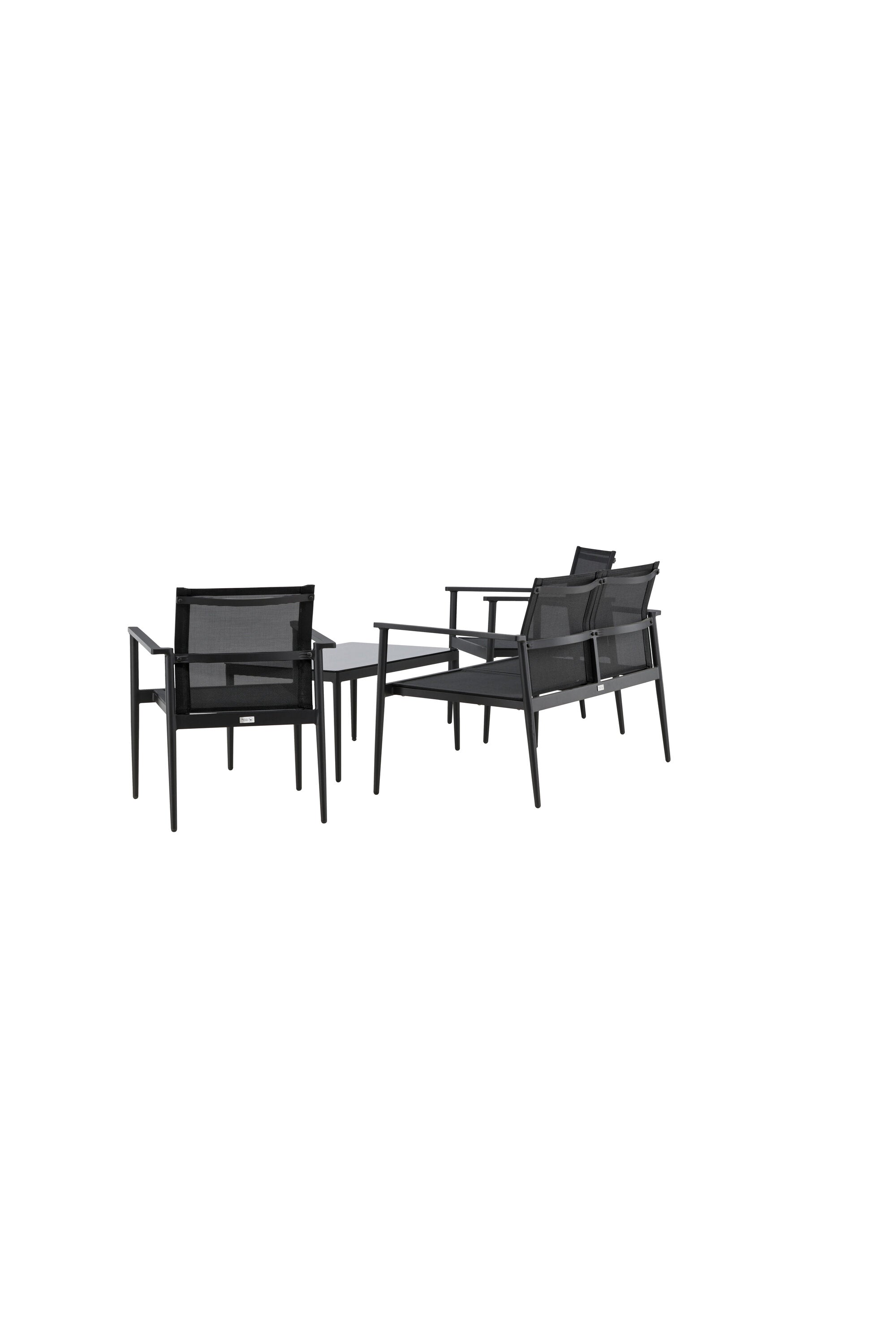 Break Sofa Outdoorset 90cm in Schwarz präsentiert im Onlineshop von KAQTU Design AG. Loungeset ist von Venture Home