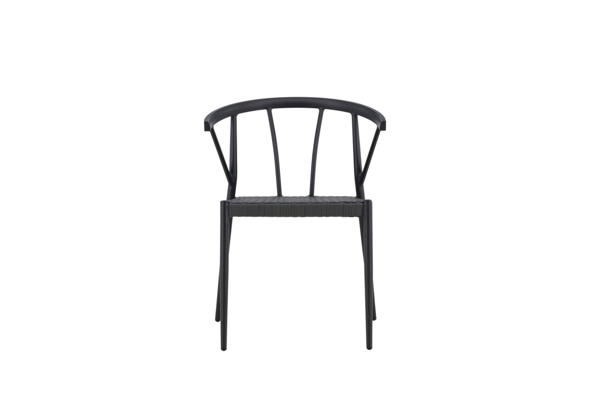 Stina Stuhl in Schwarz präsentiert im Onlineshop von KAQTU Design AG. Gartenstuhl ist von Venture Home