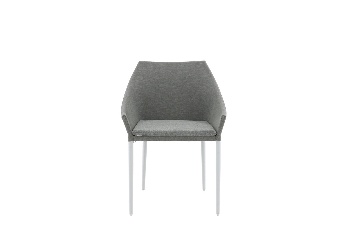 Spoga Stuhl in Weiss/Grau präsentiert im Onlineshop von KAQTU Design AG. Gartenstuhl ist von Venture Home