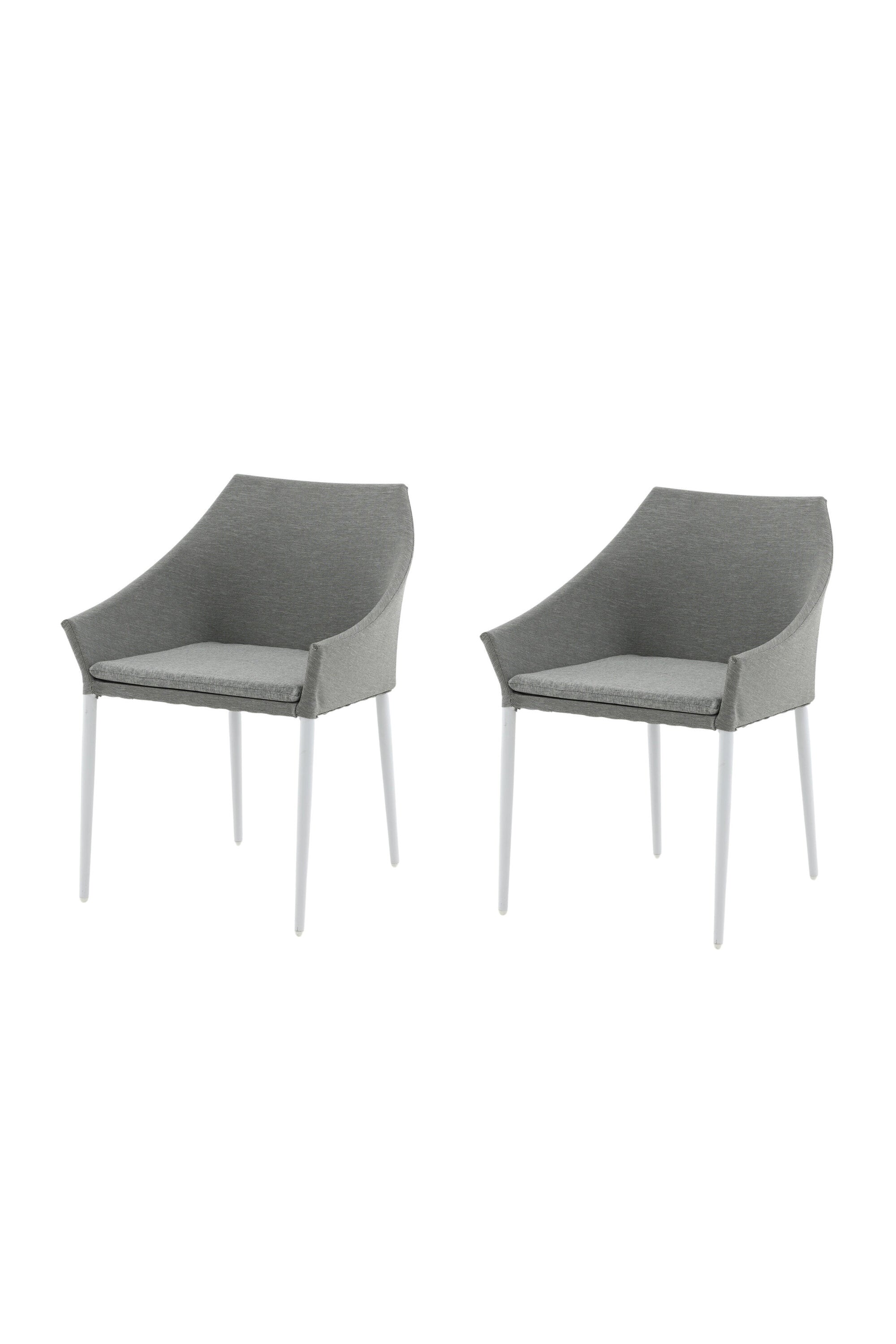 Spoga Stuhl in Weiss/Grau präsentiert im Onlineshop von KAQTU Design AG. Gartenstuhl ist von Venture Home