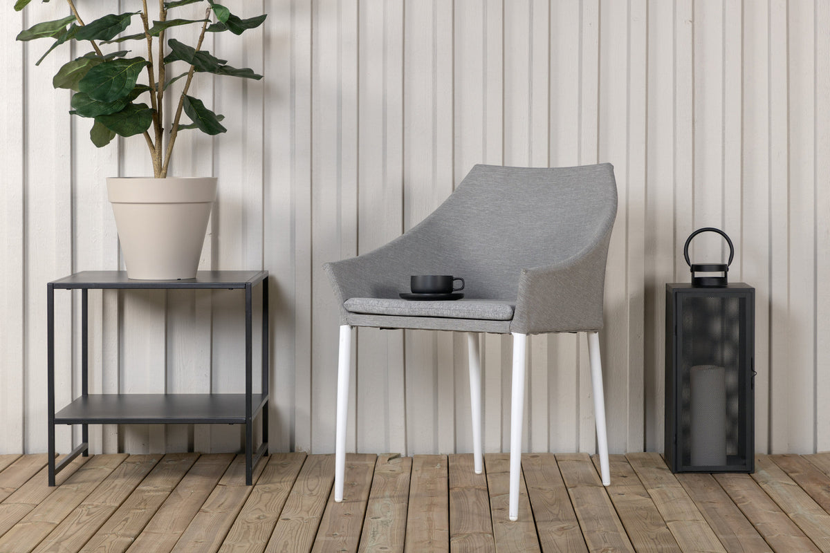 Spoga Stuhl in Weiss/Grau präsentiert im Onlineshop von KAQTU Design AG. Gartenstuhl ist von Venture Home