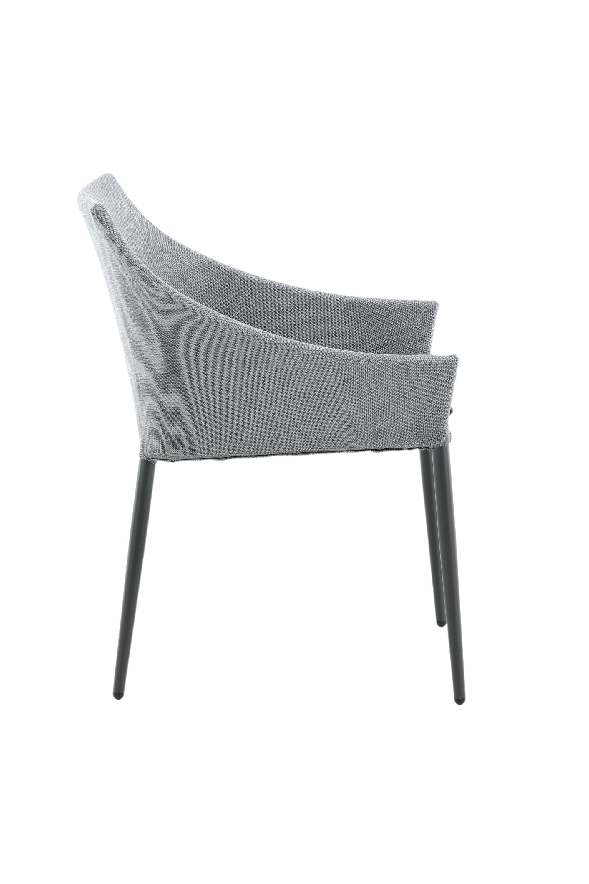 Spoga Stuhl in Schwarz/Grau präsentiert im Onlineshop von KAQTU Design AG. Gartenstuhl ist von Venture Home