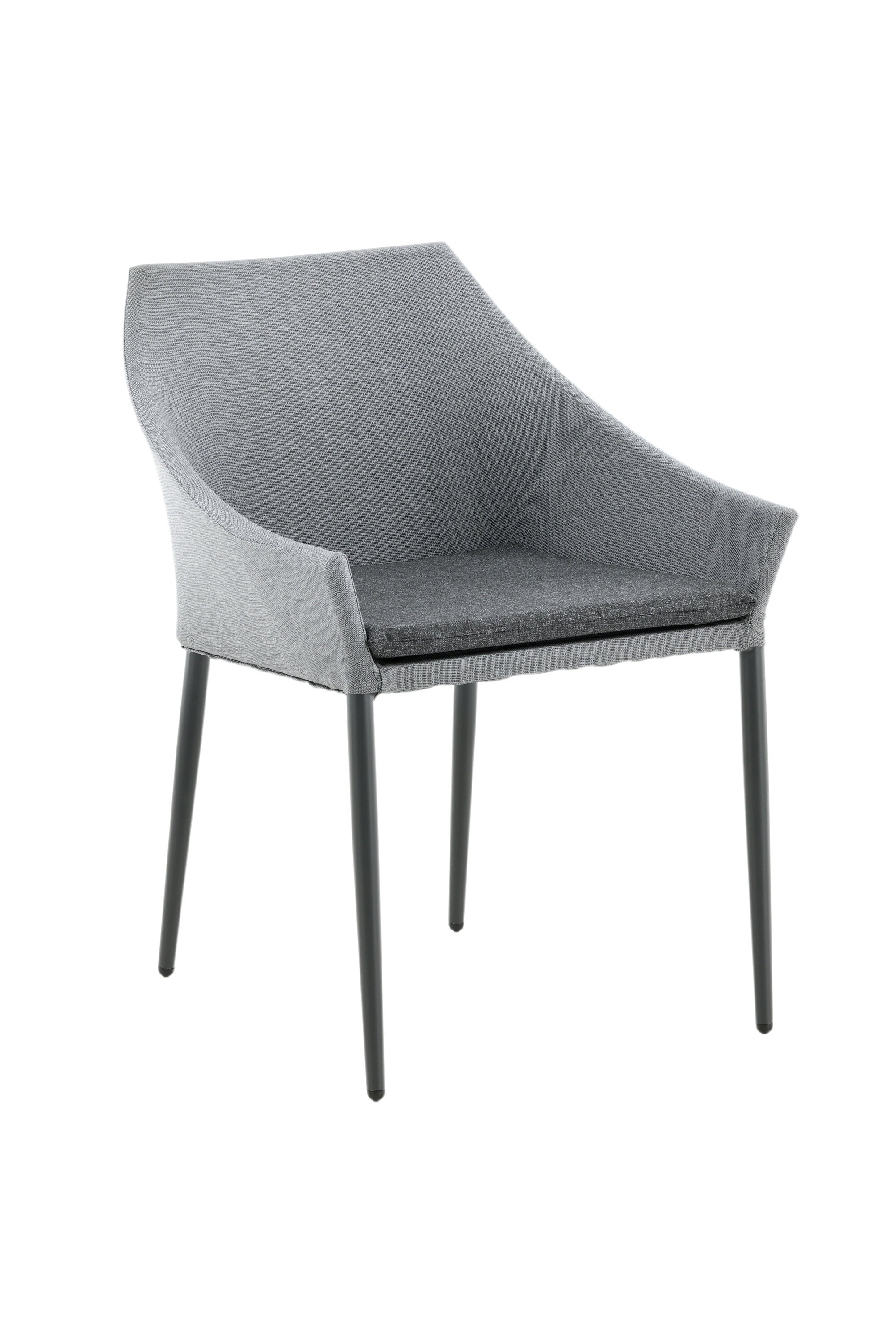 Spoga Stuhl in Schwarz/Grau präsentiert im Onlineshop von KAQTU Design AG. Gartenstuhl ist von Venture Home