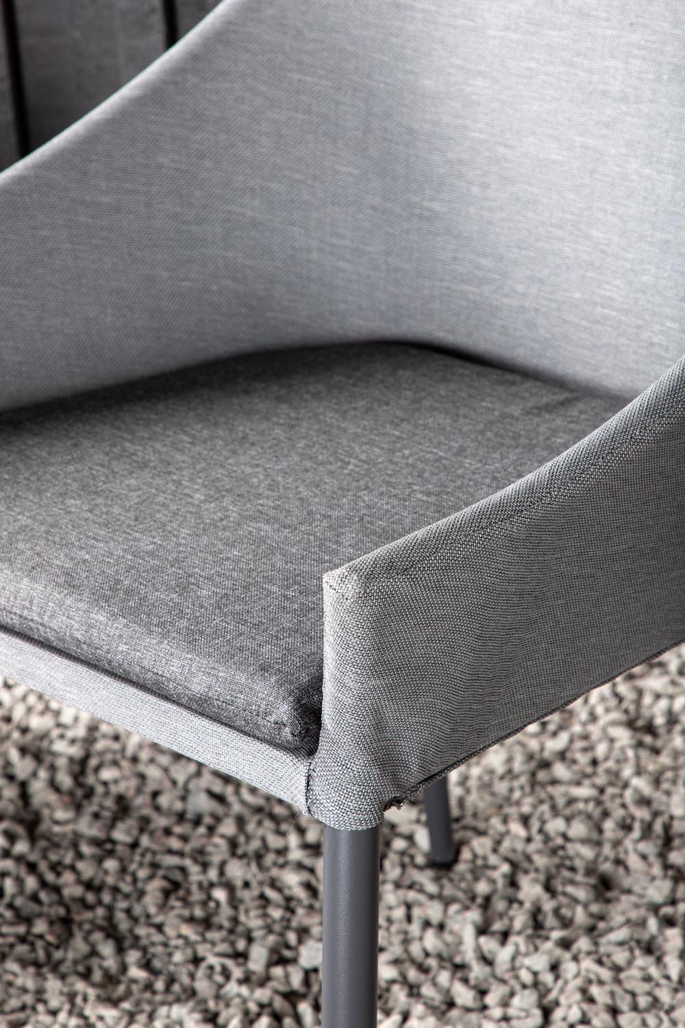 Spoga Stuhl in Schwarz/Grau präsentiert im Onlineshop von KAQTU Design AG. Gartenstuhl ist von Venture Home