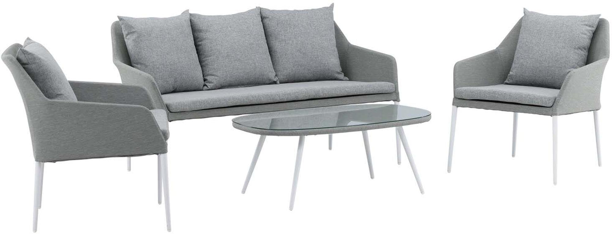 Die Spoga Sofagarnitur von Venture Home bietet stilvolles Design und Komfort für Ihren Wohnbereich, ideal für modernes Wohnen.