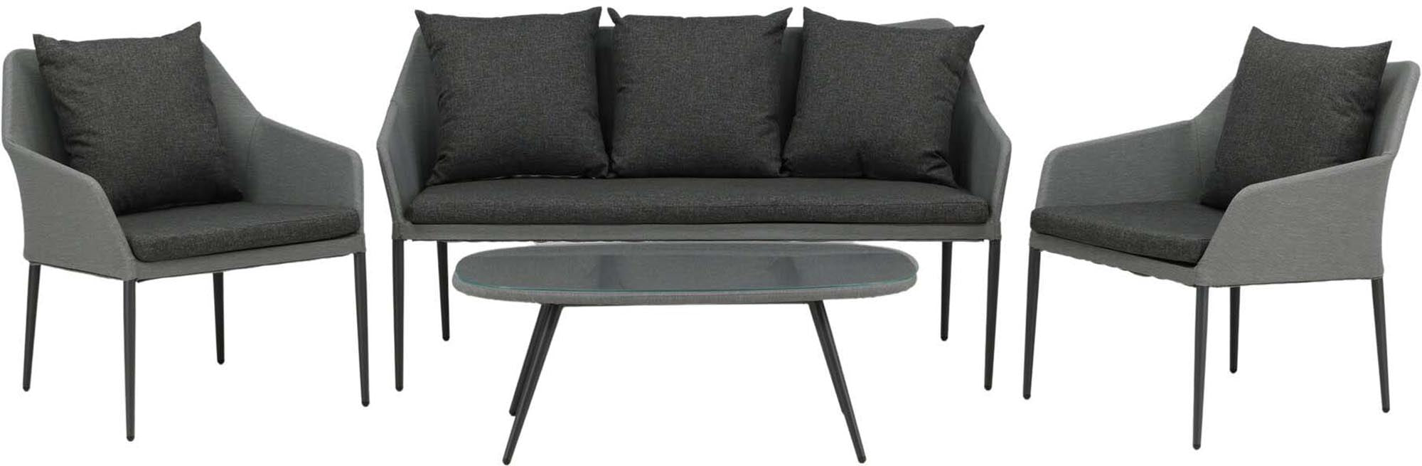 Entdecken Sie die Spoga Sofagarnitur von Venture Home: Modernes Design, langlebige Materialien und ultimativer Komfort für entspannte Stunden im Freien.