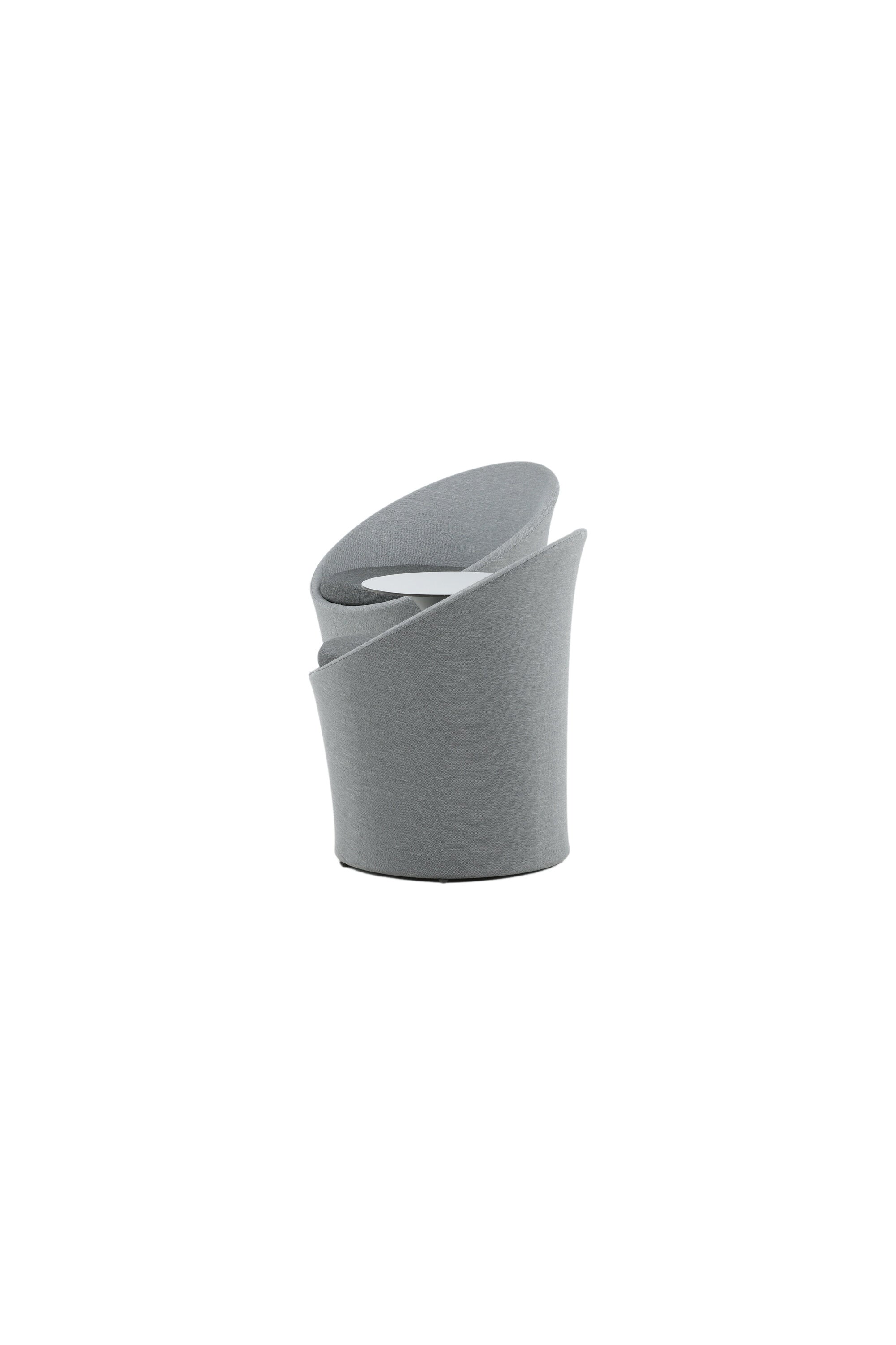 Spoga Lounge Outdoorset ⌀40cm in Schwarz/Grau präsentiert im Onlineshop von KAQTU Design AG. Loungeset ist von Venture Home