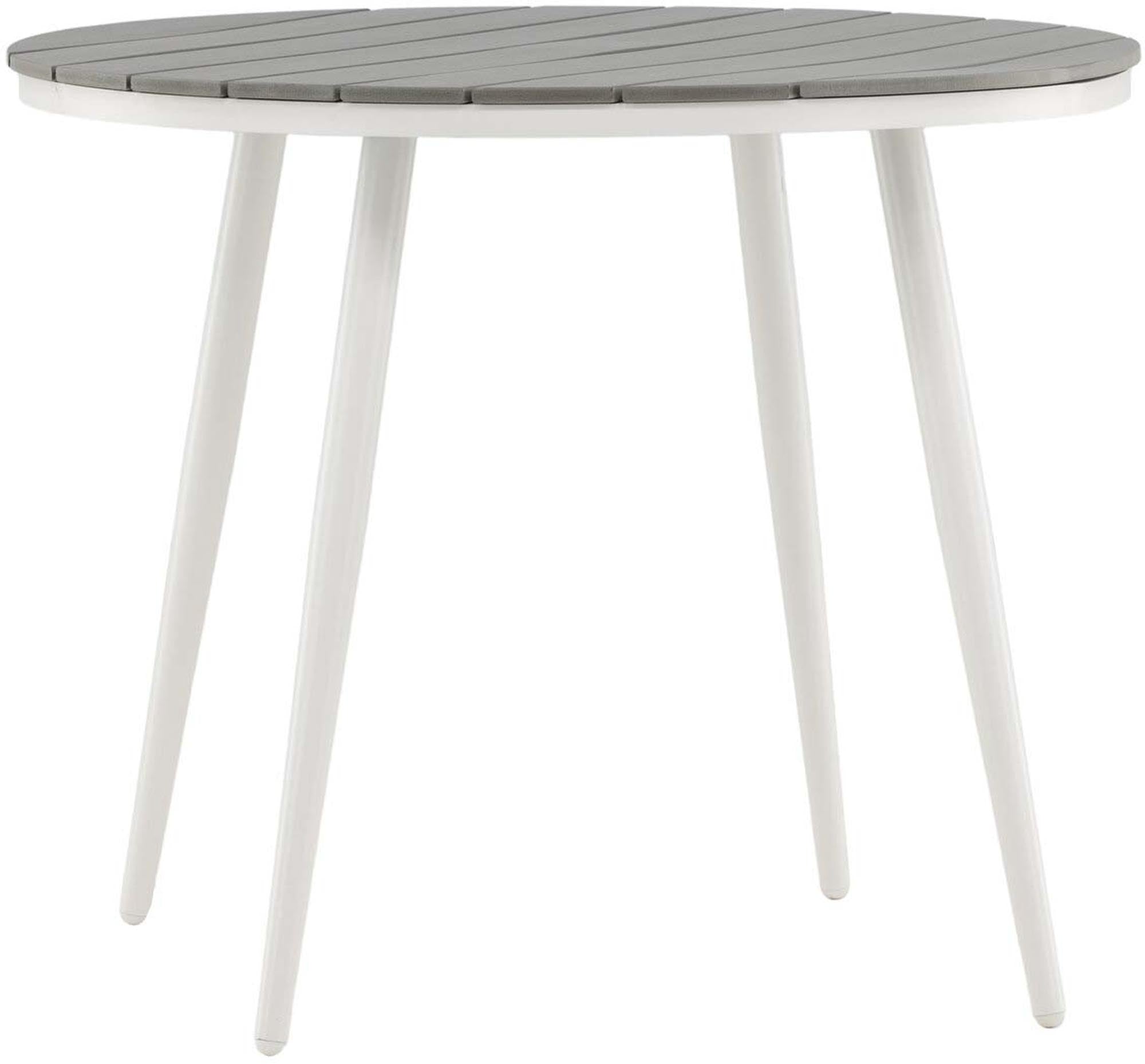 Runder Gartentisch von Venture Home, perfekt für den Aussenbereich, langlebig, wetterfest und ein stilvolles Highlight für Ihren Garten.