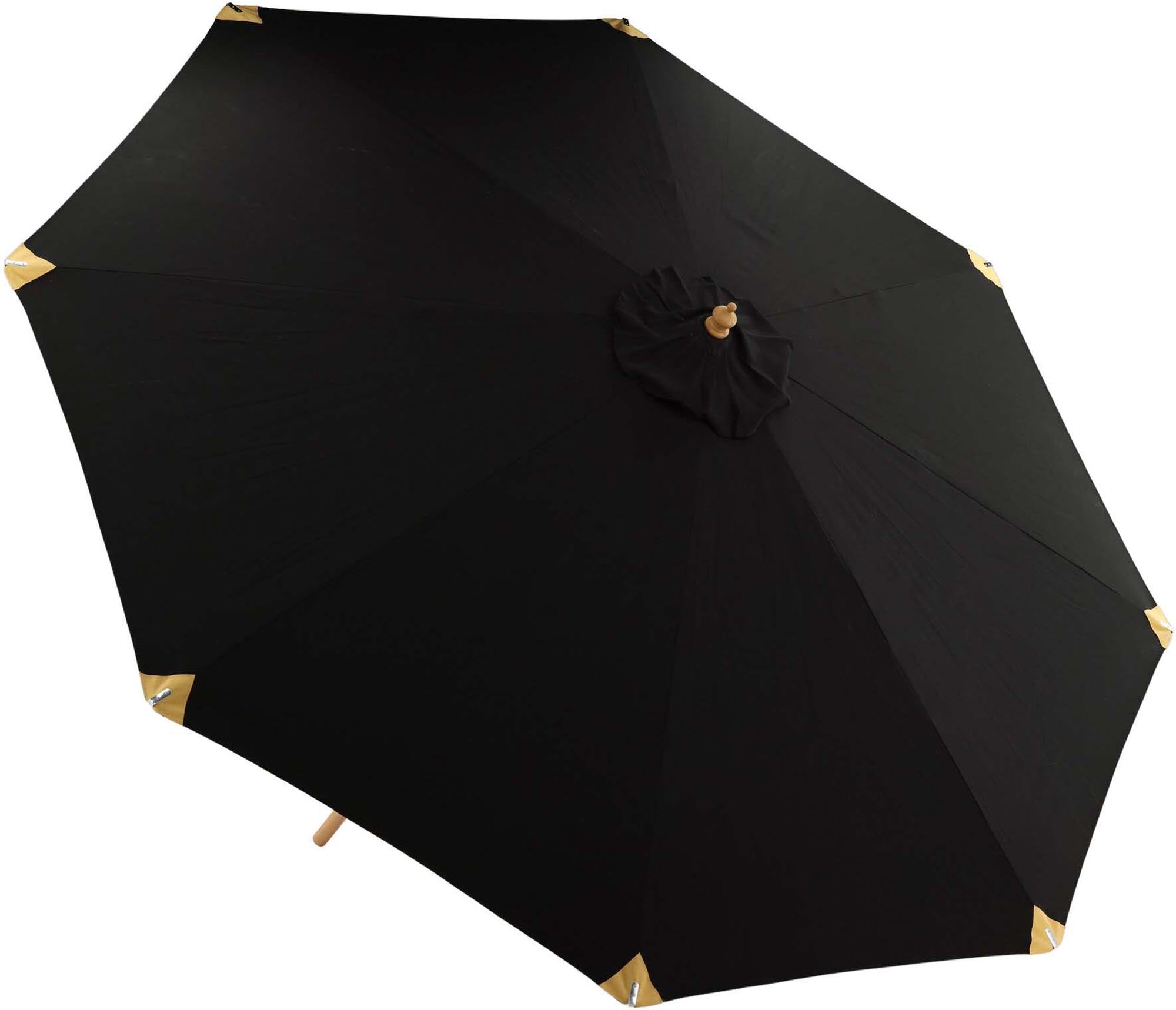 Nypo Sonnenschirm in Schwarz präsentiert im Onlineshop von KAQTU Design AG. Sonnenschirm ist von Venture Home