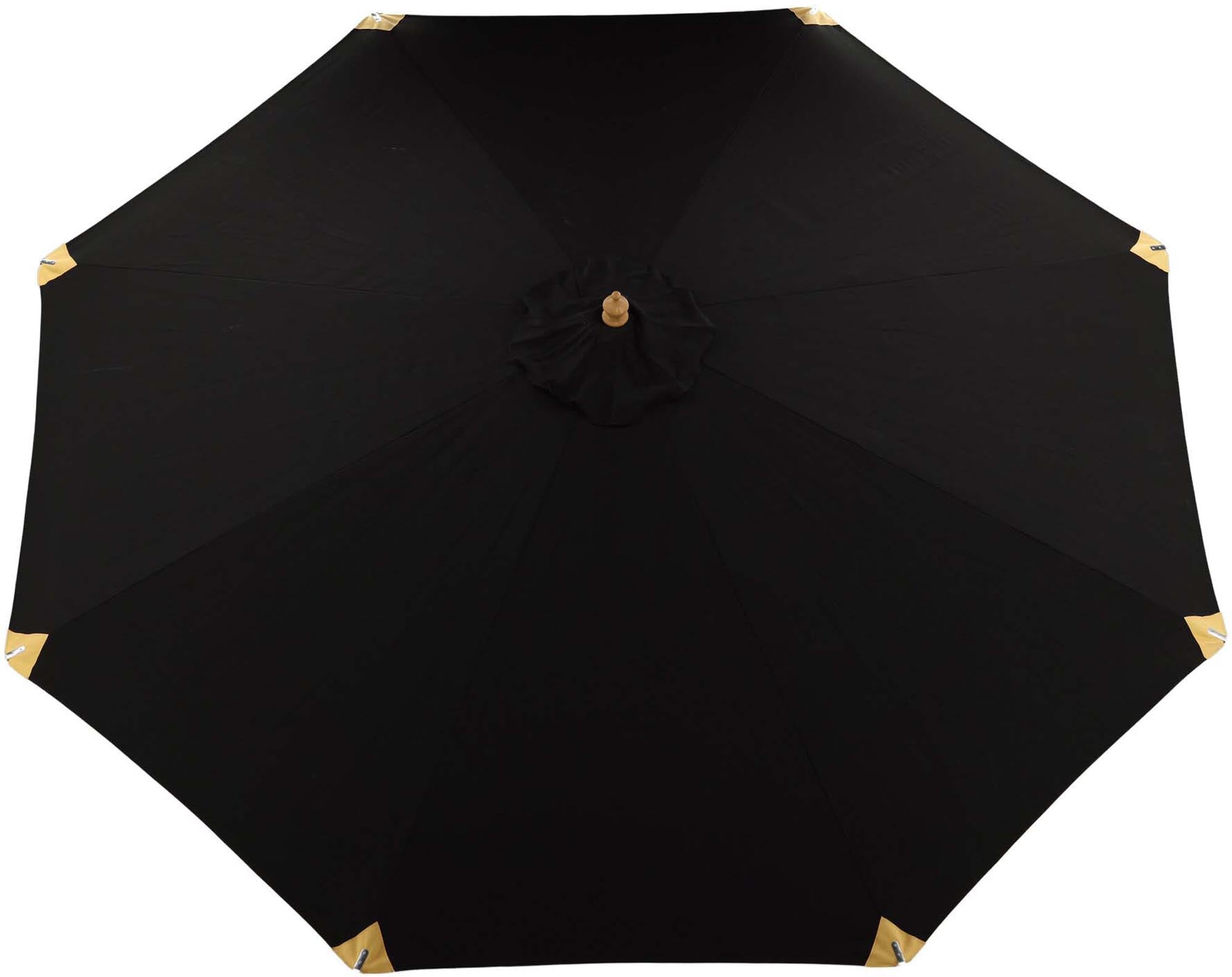 Nypo Sonnenschirm in Schwarz präsentiert im Onlineshop von KAQTU Design AG. Sonnenschirm ist von Venture Home