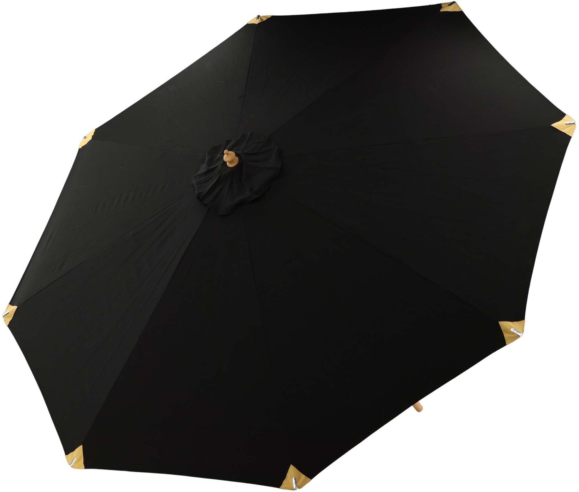 Nypo Sonnenschirm in Schwarz präsentiert im Onlineshop von KAQTU Design AG. Sonnenschirm ist von Venture Home