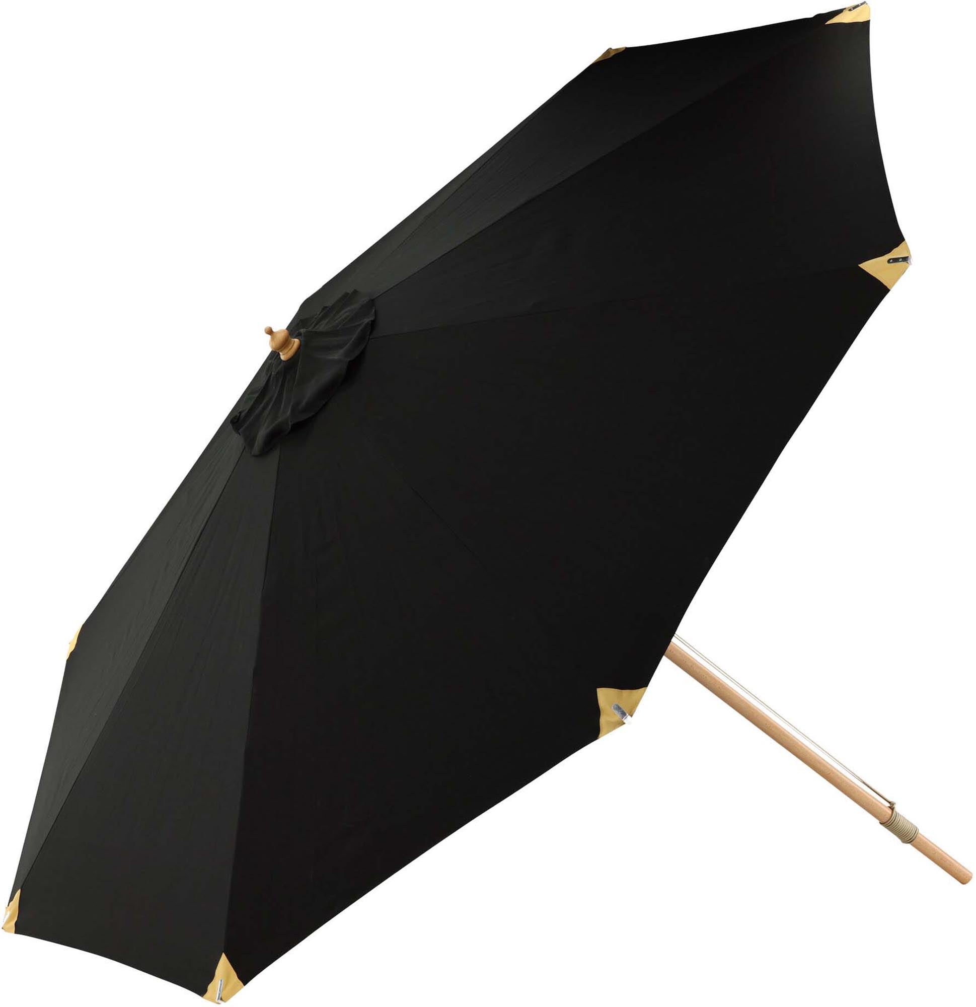 Nypo Sonnenschirm in Schwarz präsentiert im Onlineshop von KAQTU Design AG. Sonnenschirm ist von Venture Home