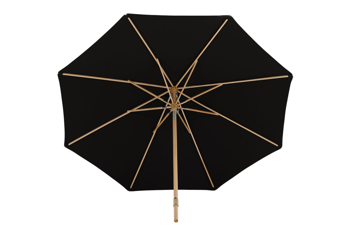 Nypo Sonnenschirm in Schwarz präsentiert im Onlineshop von KAQTU Design AG. Sonnenschirm ist von Venture Home