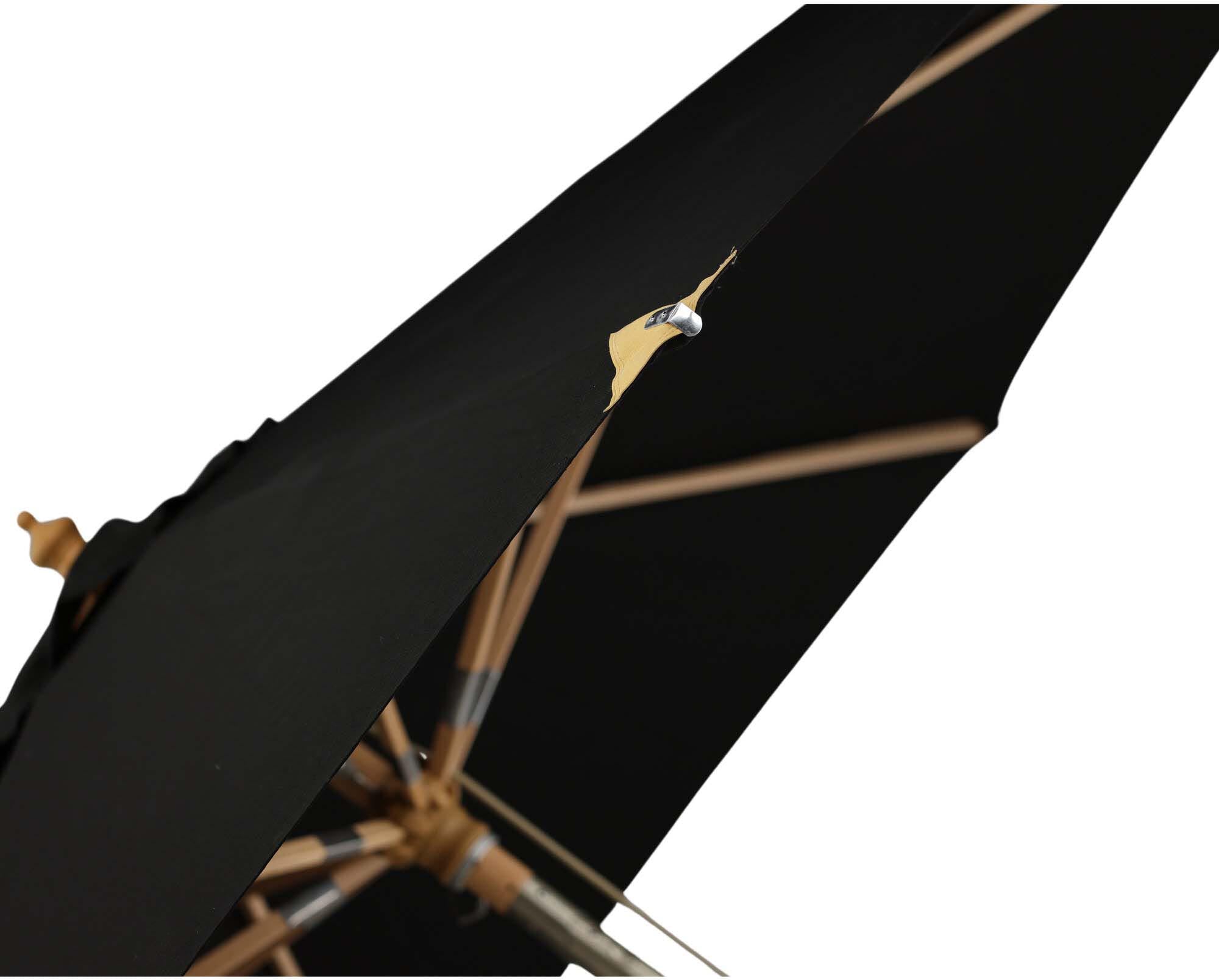 Nypo Sonnenschirm in Schwarz präsentiert im Onlineshop von KAQTU Design AG. Sonnenschirm ist von Venture Home