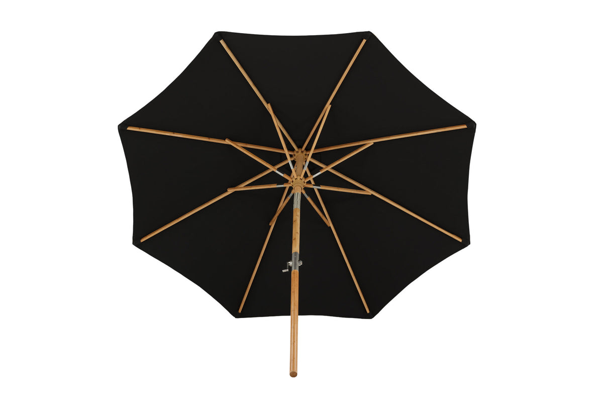 Cerox Sonnenschirm in Schwarz präsentiert im Onlineshop von KAQTU Design AG. Sonnenschirm ist von Venture Home