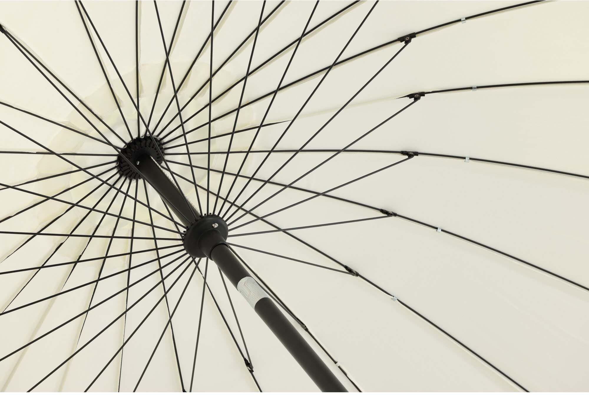 Palmetto Sonnenschirm in Weiss präsentiert im Onlineshop von KAQTU Design AG. Sonnenschirm ist von Venture Home