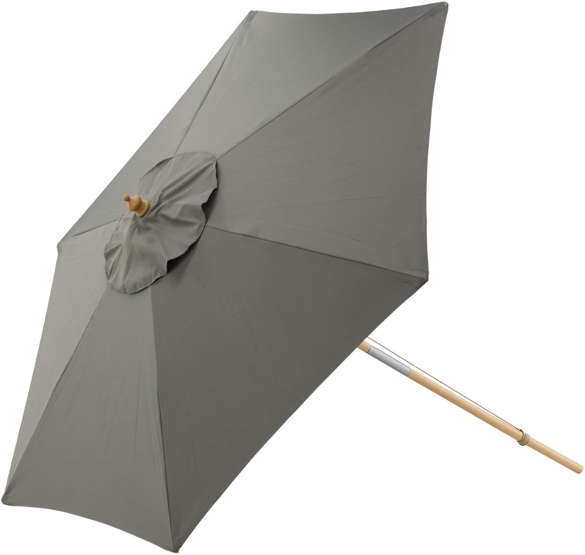 Corypho Sonnenschirm von Venture Home: Stilvoller UV-Schutz aus robustem Polyester, ideal für entspannte Stunden im Freien.