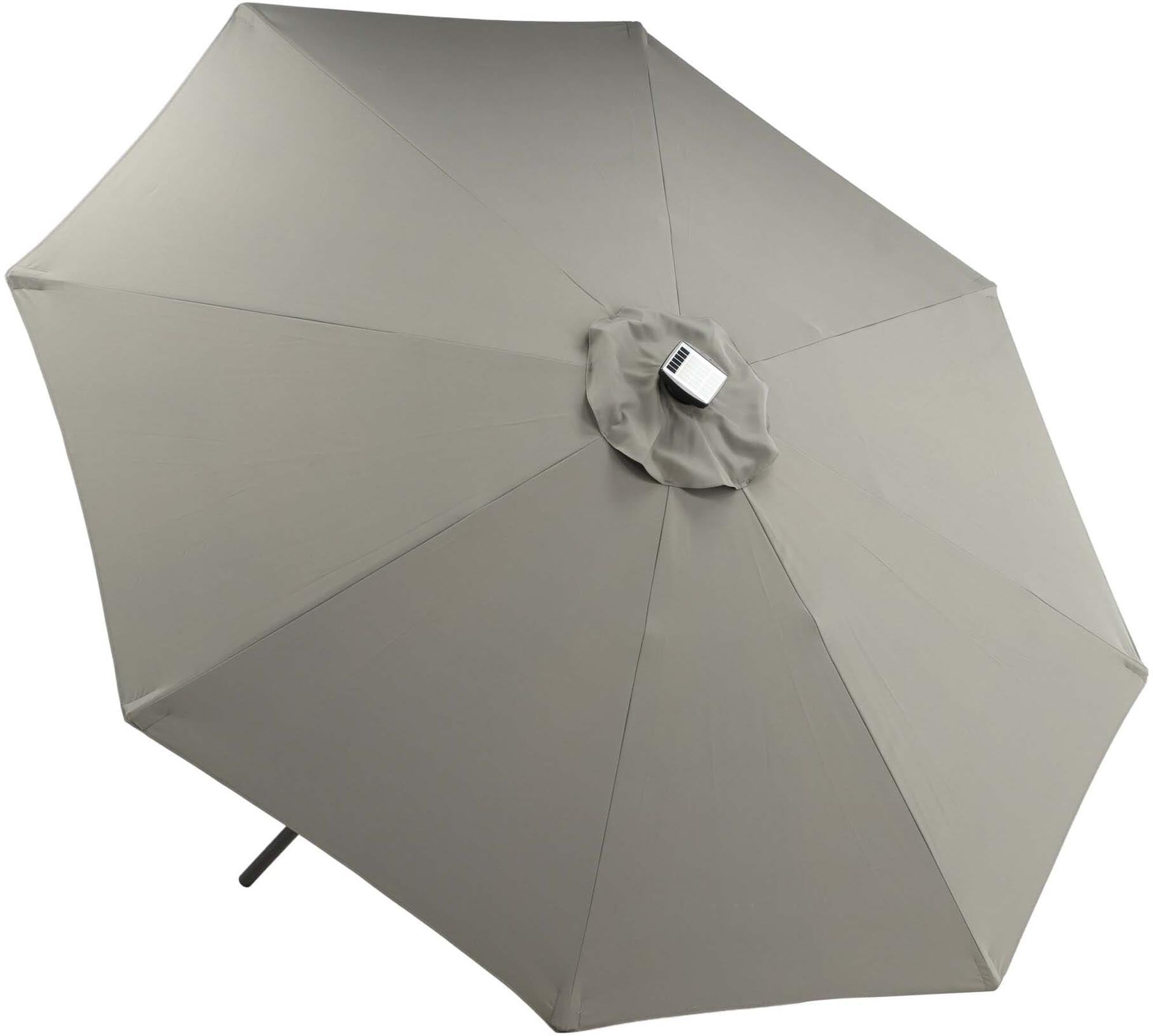 Sabal Sonnenschirm: Modernes Design mit praktischer LED-Beleuchtung.