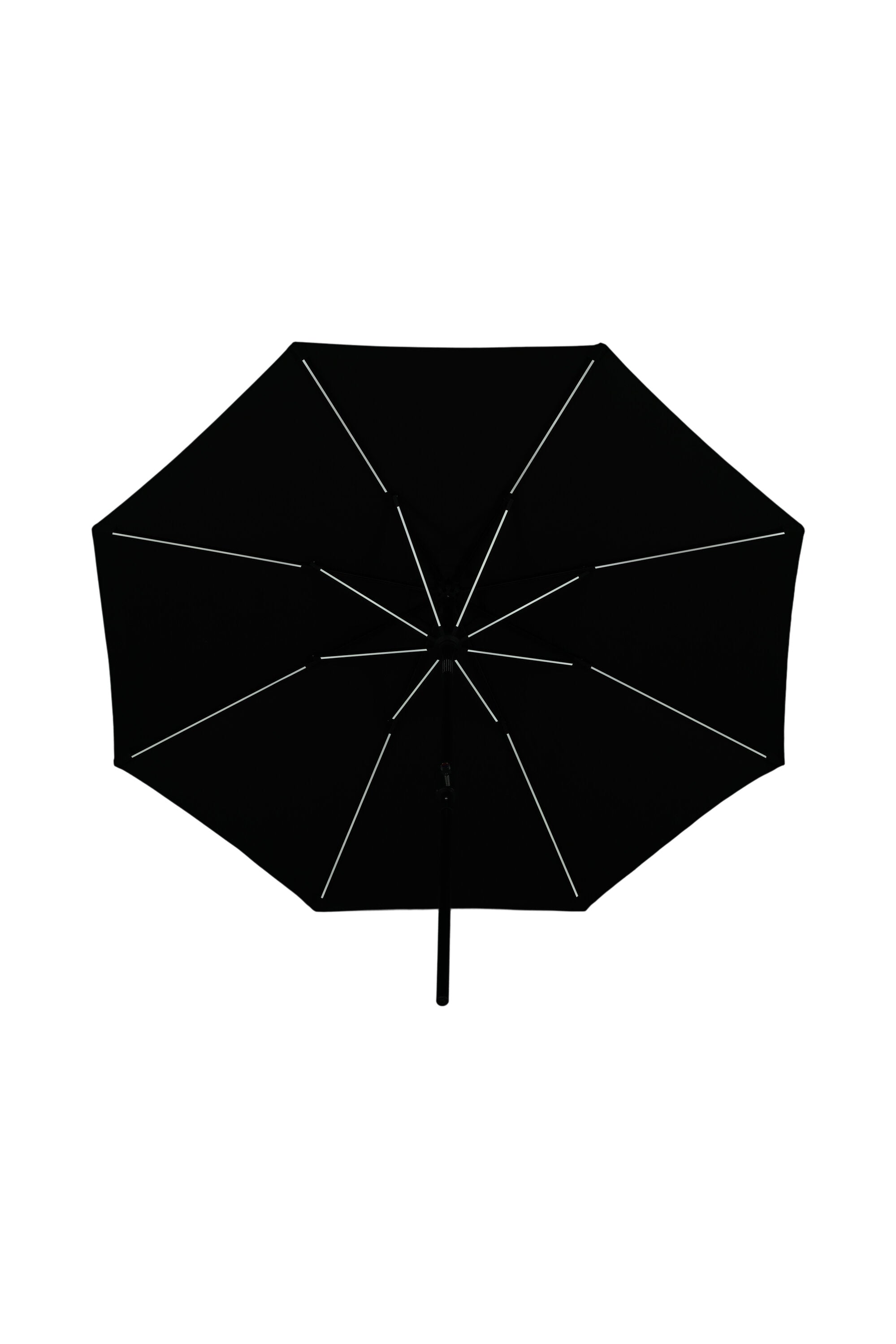 Sabal Sonnenschirm in Schwarz präsentiert im Onlineshop von KAQTU Design AG. Sonnenschirm ist von Venture Home