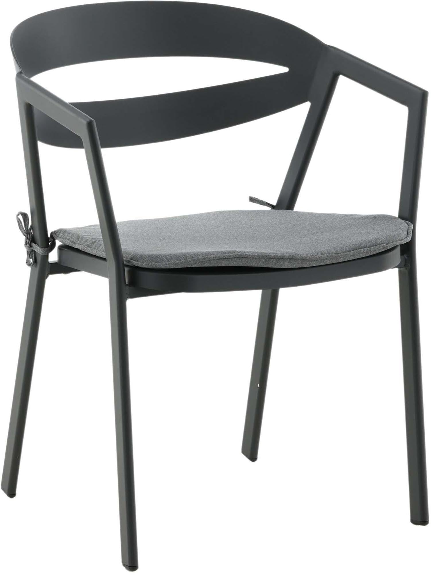 Der Slit Stuhl von Venture Home vereint modernes Design und Komfort. Perfekt für Garten und Terrasse, wetterfest und platzsparend stapelbar!