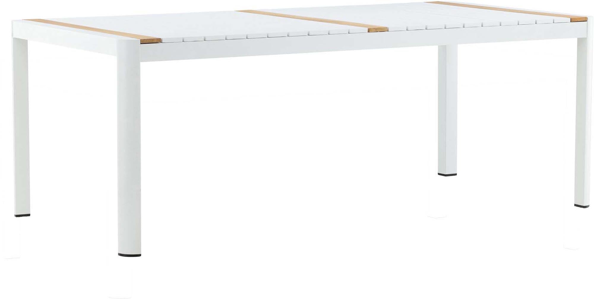 Entdecken Sie den Togo Gartentisch von Venture Home – ideal für gesellige Stunden im Freien, aus hochwertigem Teakholz und robustem Aluminium.