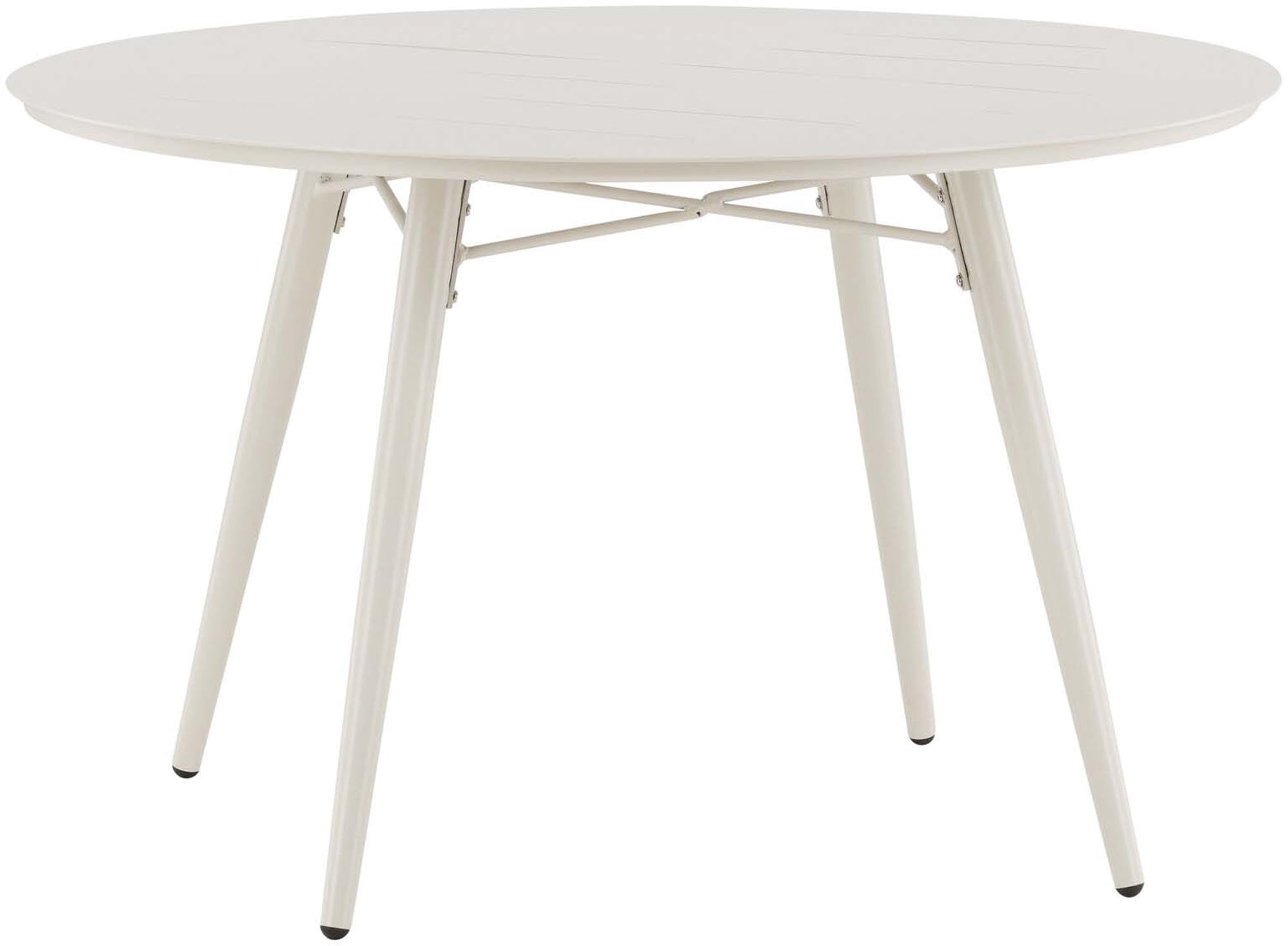 Moderner runder Gartentisch Lina von Venture Home für Outdoor-Genuss.