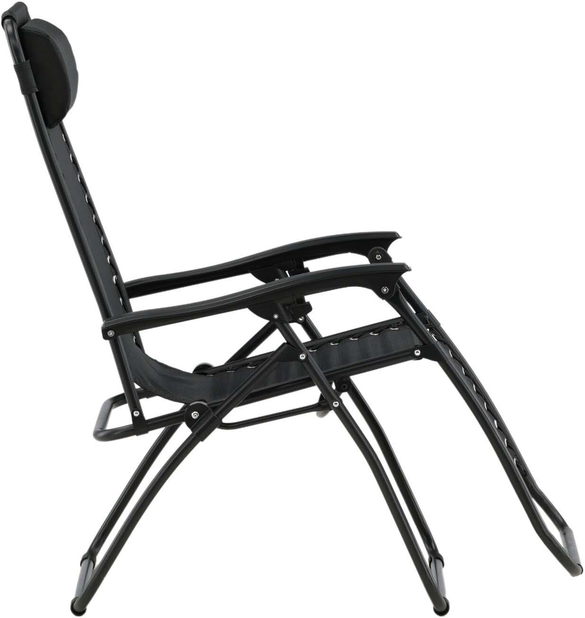 Melker Sun Lounge in Schwarz präsentiert im Onlineshop von KAQTU Design AG. Liegestuhl ist von Venture Home