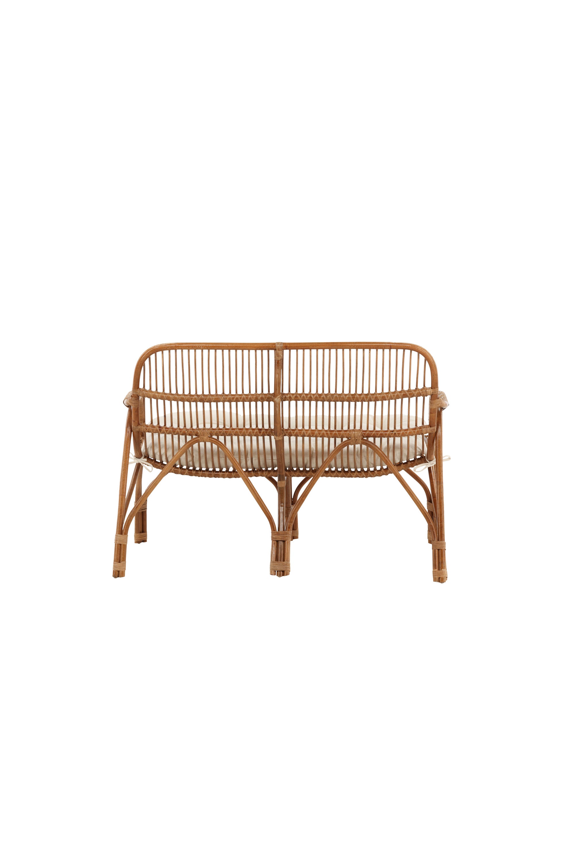 Nella Sofa in Natur präsentiert im Onlineshop von KAQTU Design AG. Gartenbank ist von Venture Home