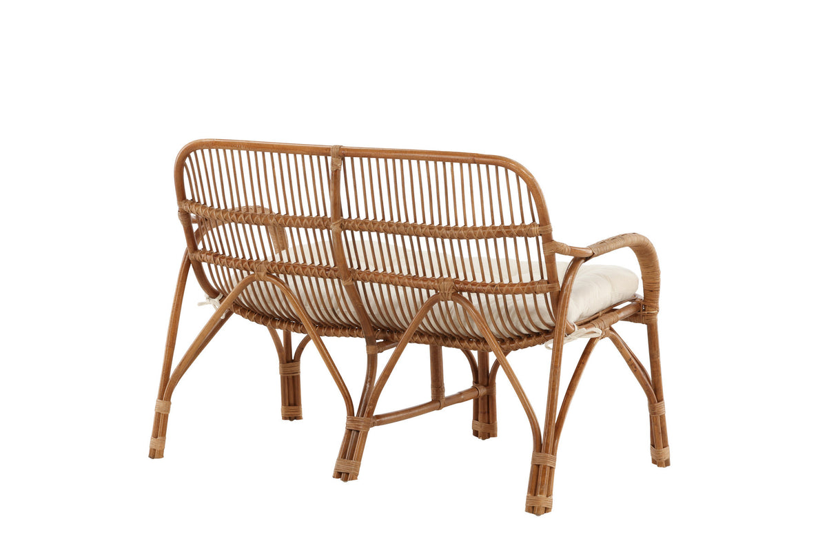 Nella Sofa in Natur präsentiert im Onlineshop von KAQTU Design AG. Gartenbank ist von Venture Home