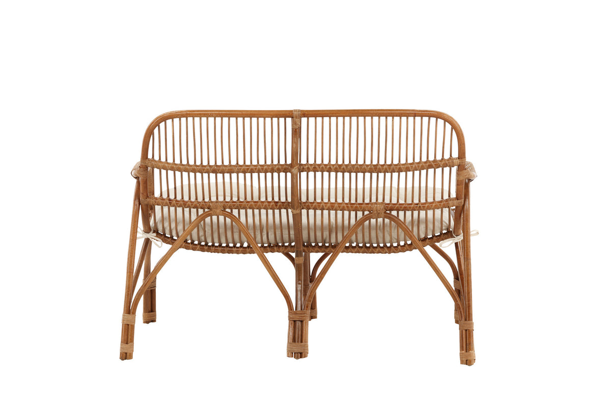 Nella Sofa in Natur präsentiert im Onlineshop von KAQTU Design AG. Gartenbank ist von Venture Home