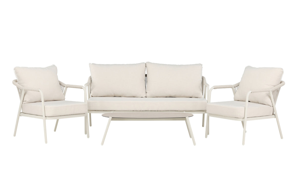 Sicily Lounge-Set in Beige präsentiert im Onlineshop von KAQTU Design AG. Loungeset ist von Venture Home